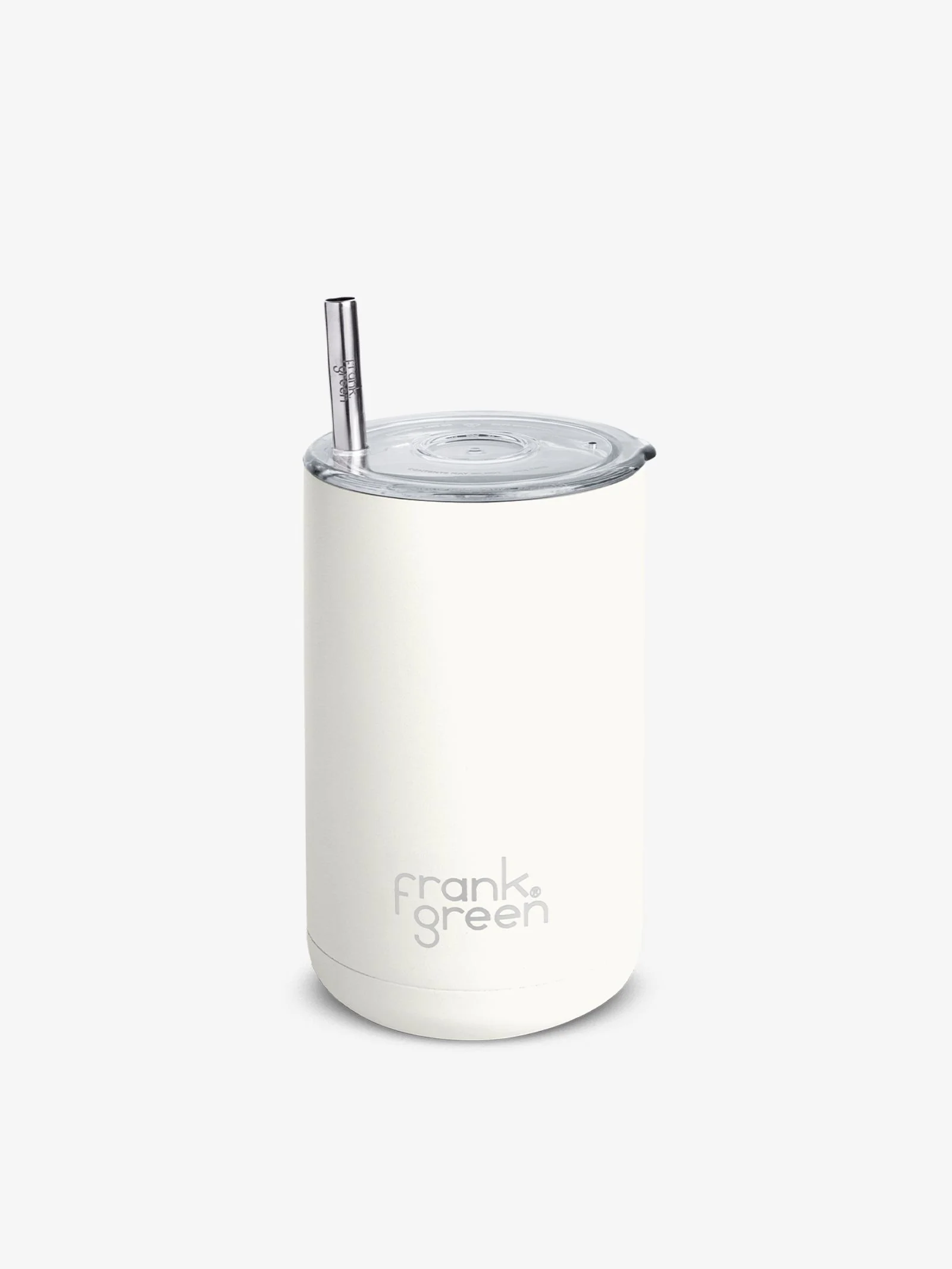 Iced Coffee Cup With Straw
