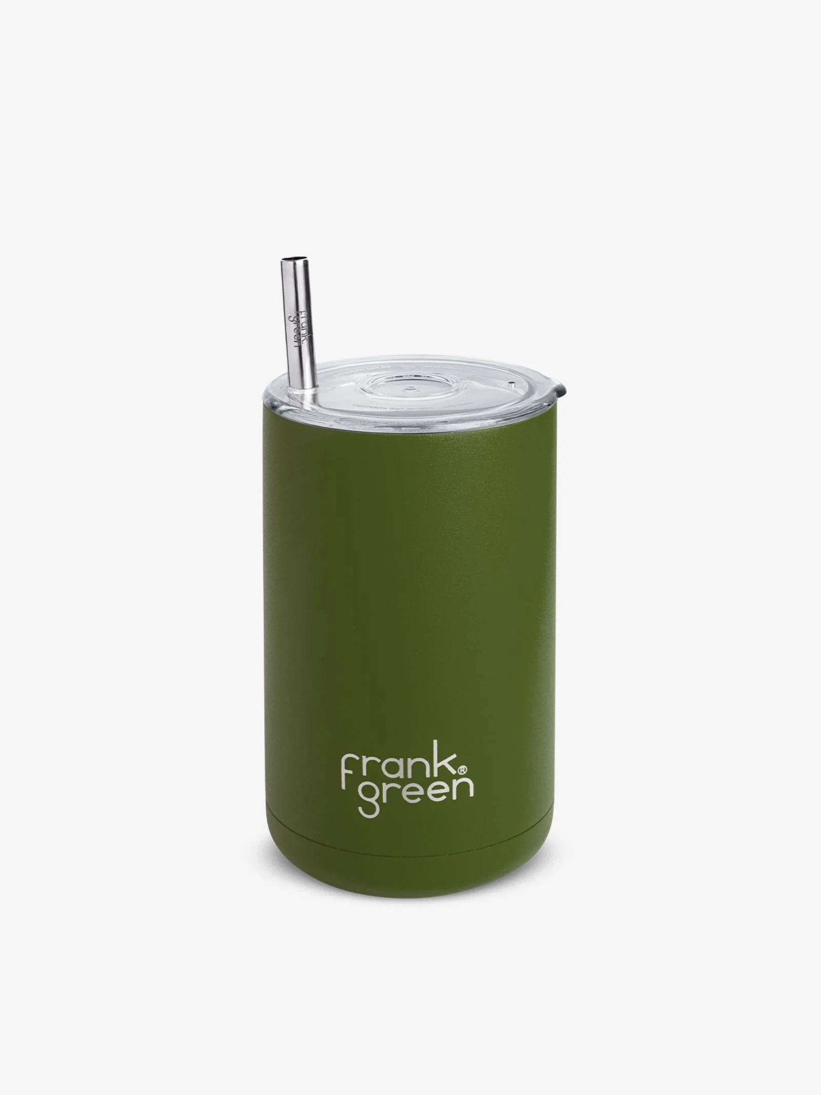 Iced Coffee Cup With Straw
