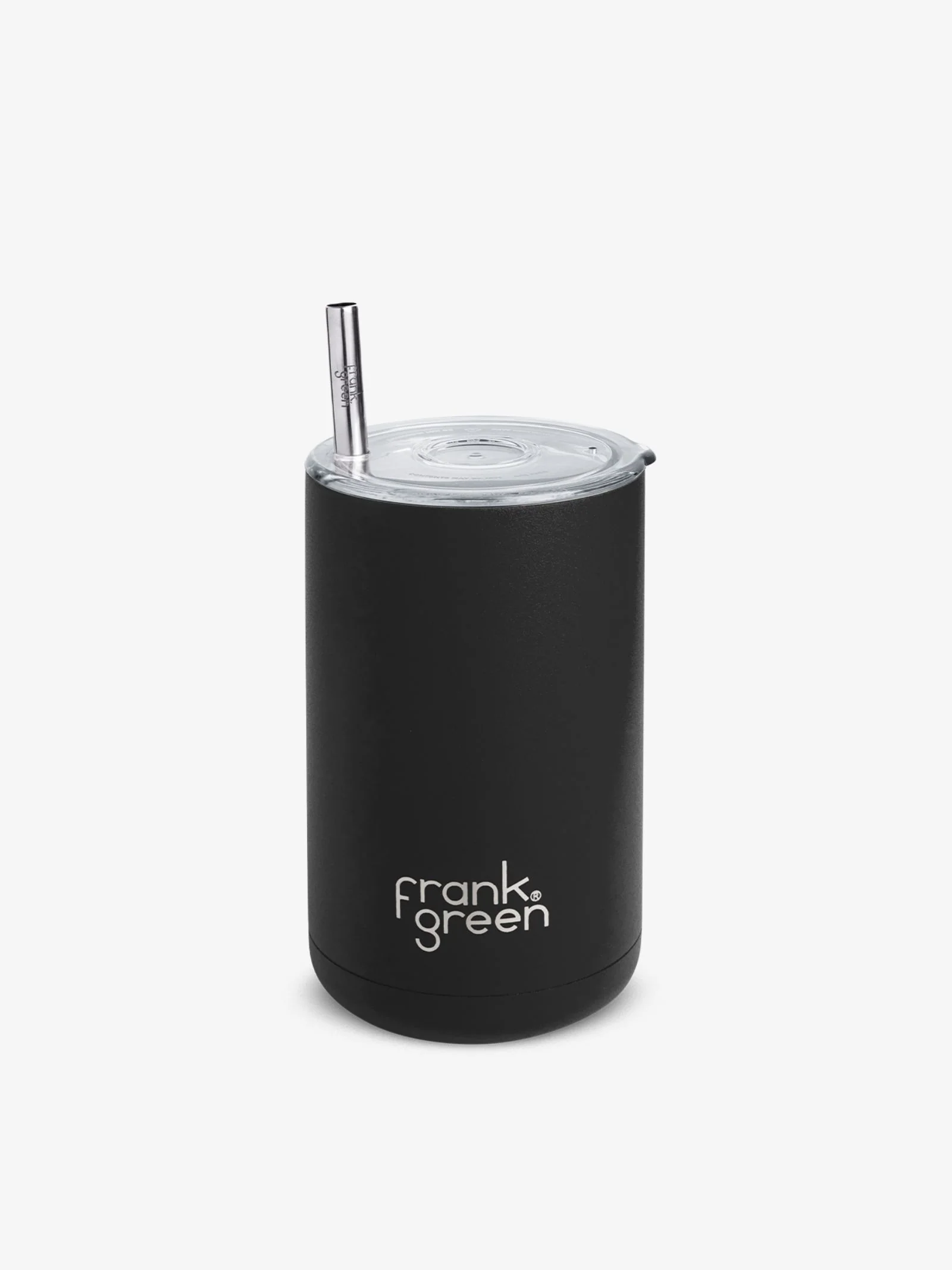 Iced Coffee Cup With Straw