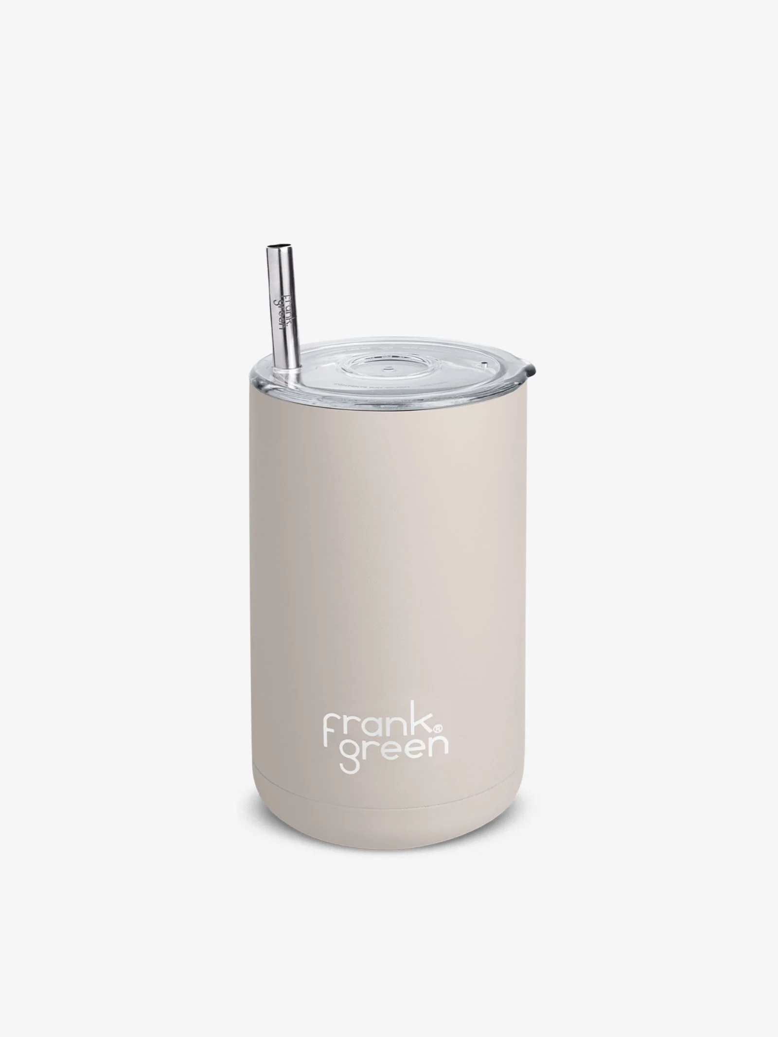 Iced Coffee Cup With Straw