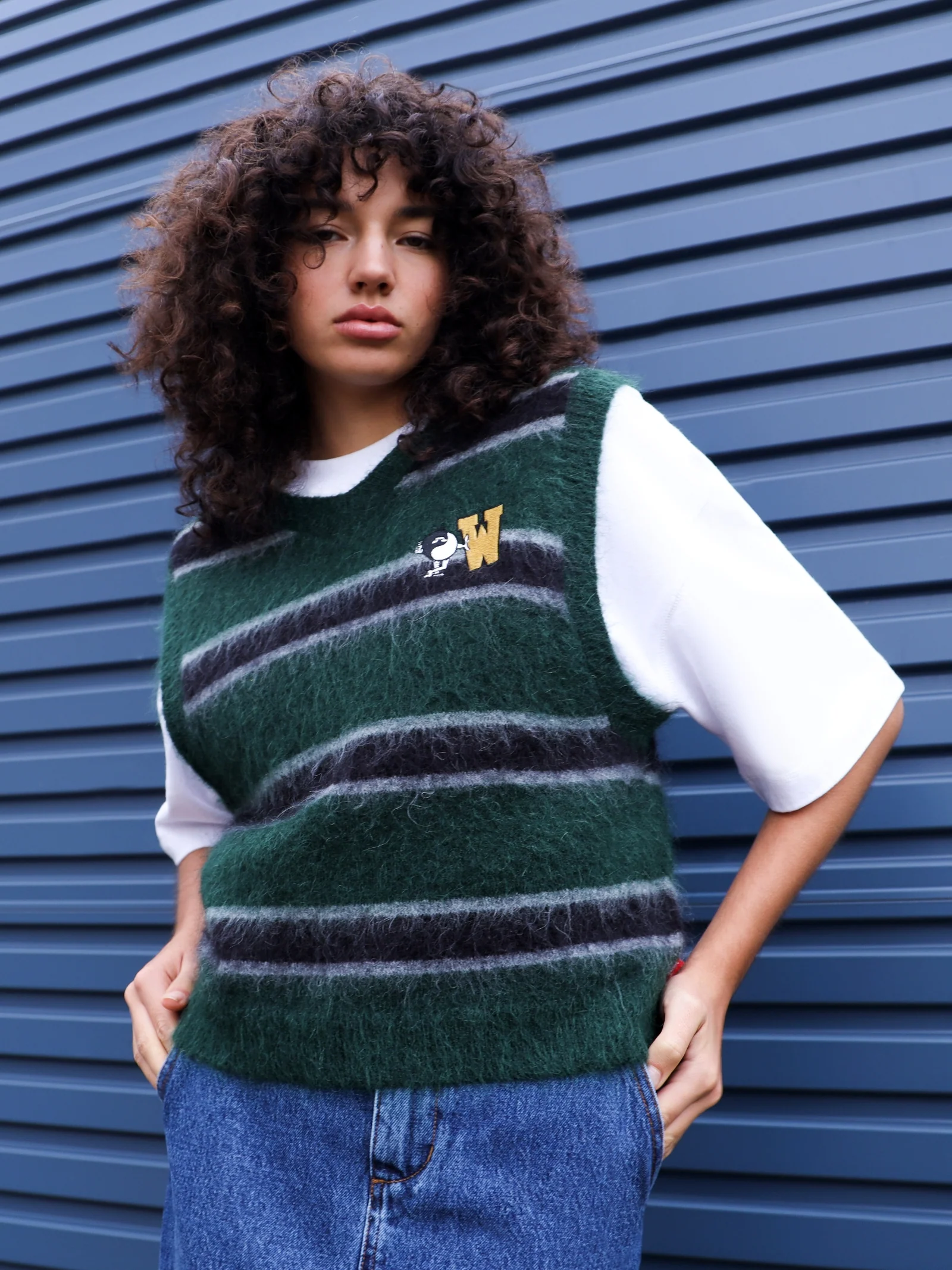 Freshman Fuzz Knit Vest