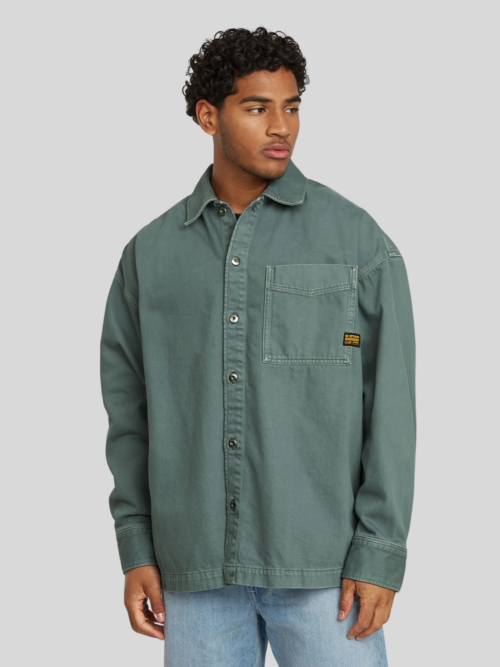 Boxy Fit Shirt LS