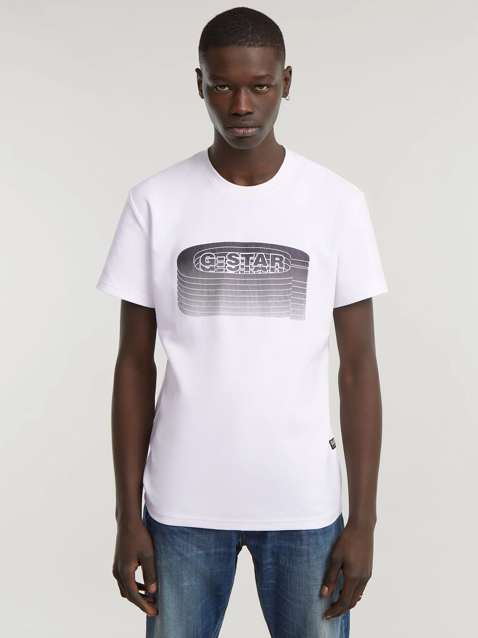Stacked Old Skool Logo Tee