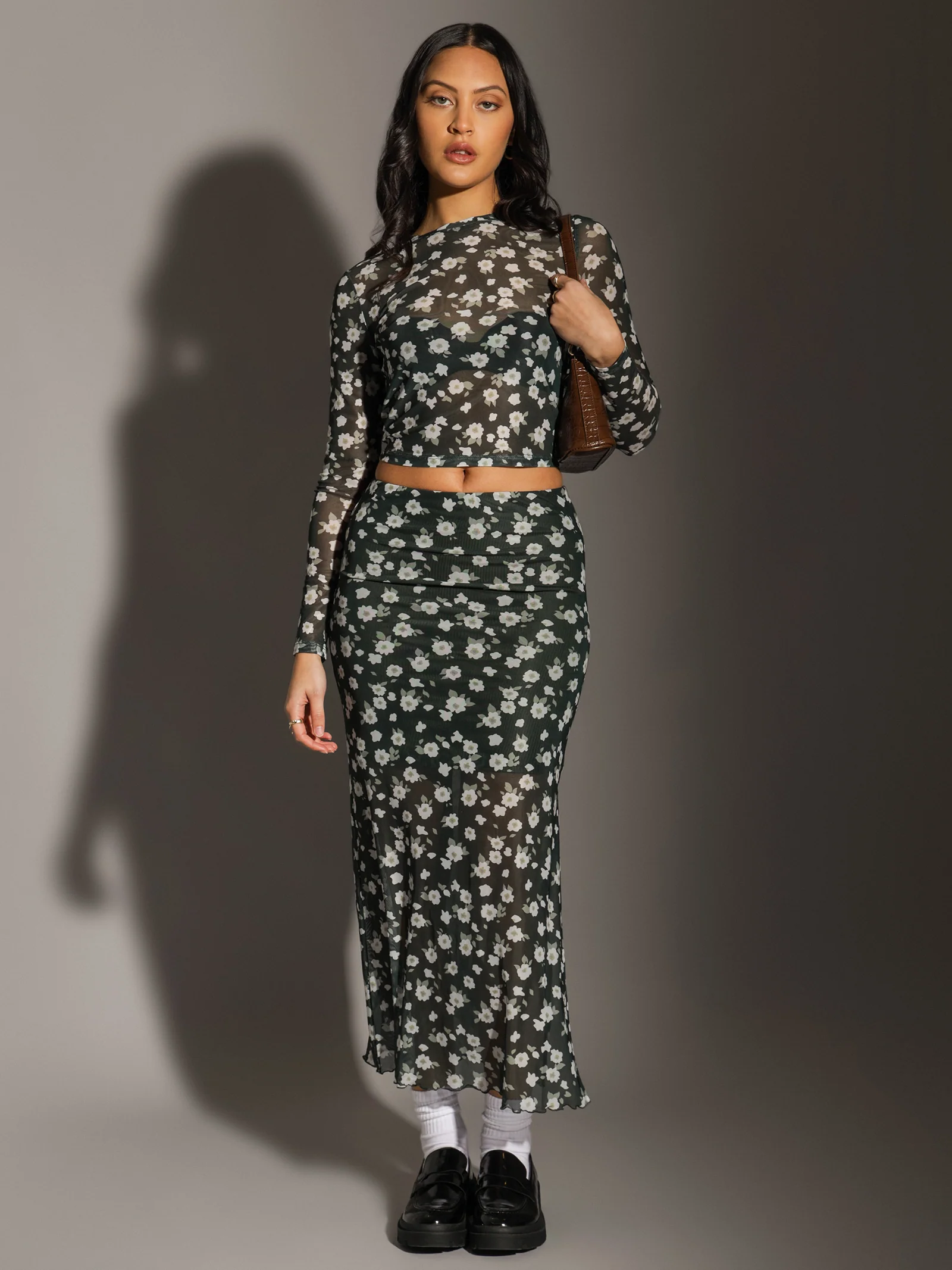 Gemma Mesh Midi Skirt - Image 4