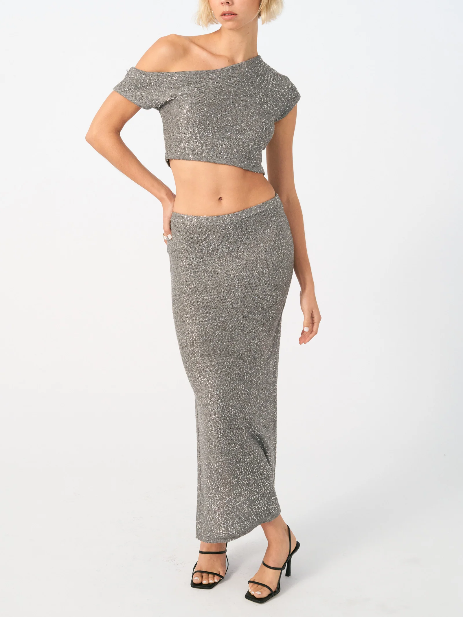 Gleam Sequin Skirt