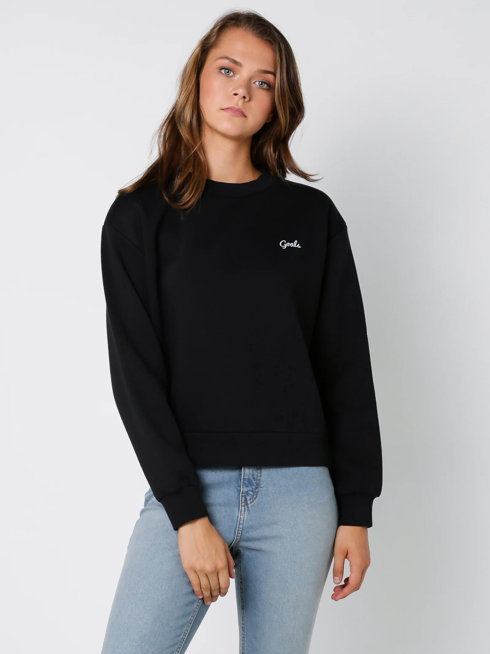 Goals Slogan Sweater