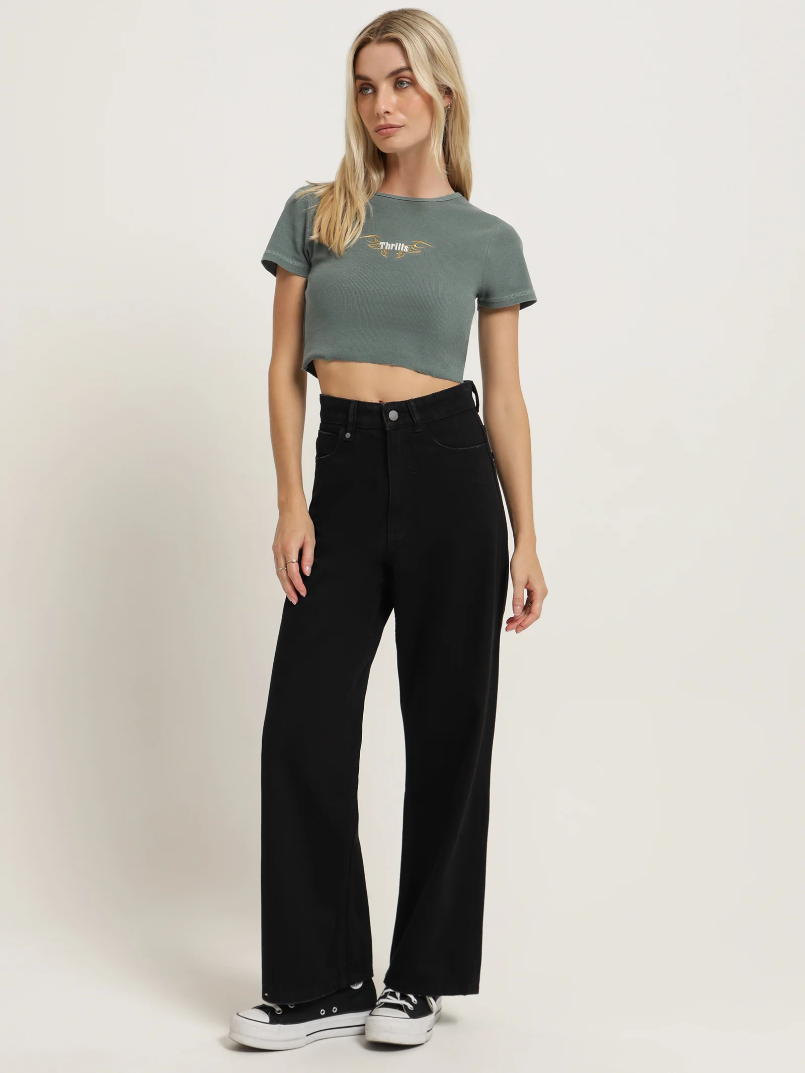 Golden Wings Baby Crop T-Shirt - Image 4