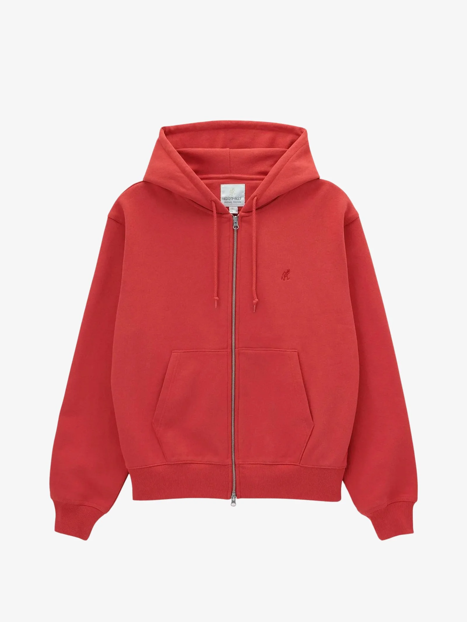 One Point Zip Hooded Sweatshirt