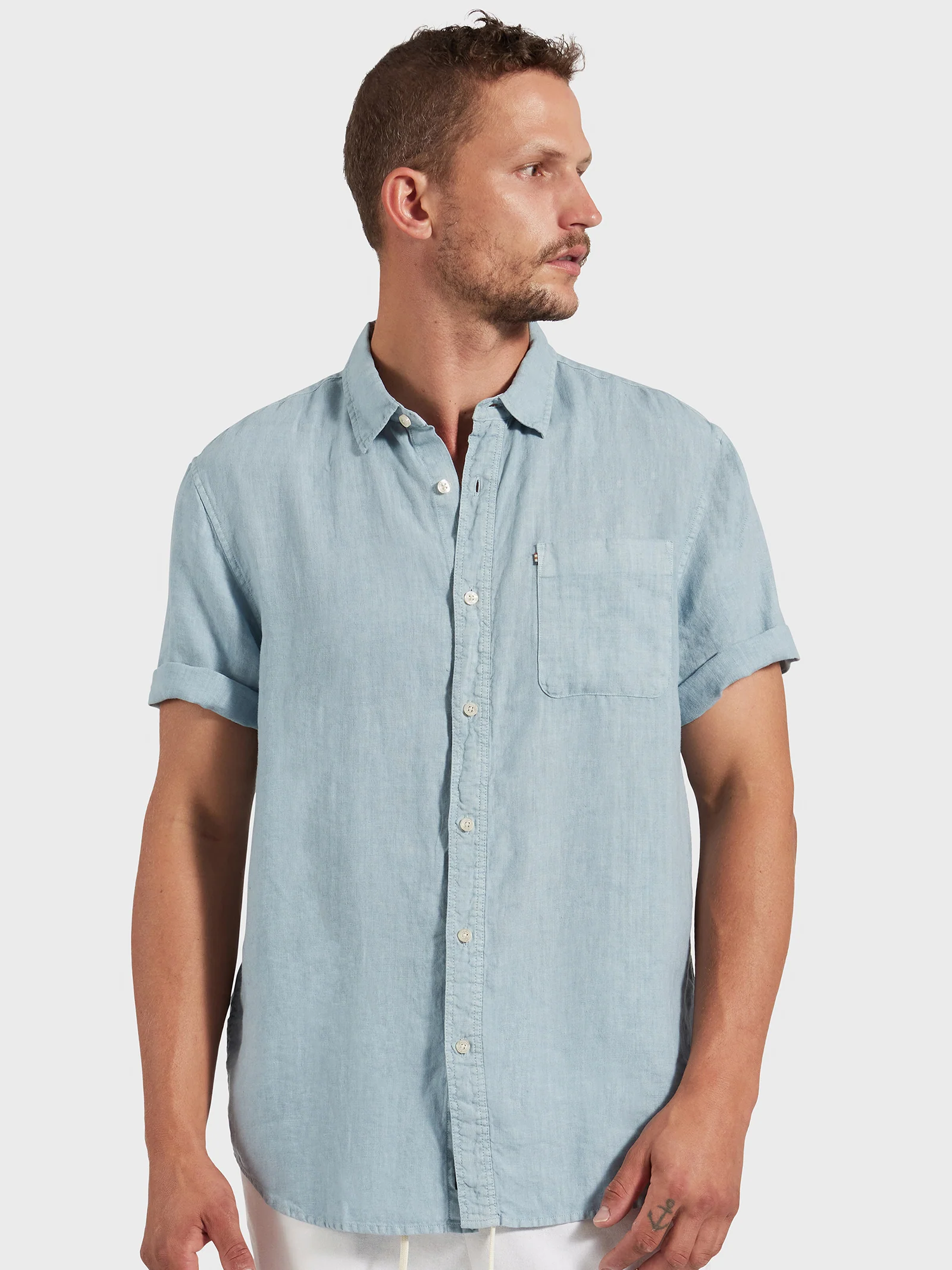 Hampton Linen Short Sleeve Shirt