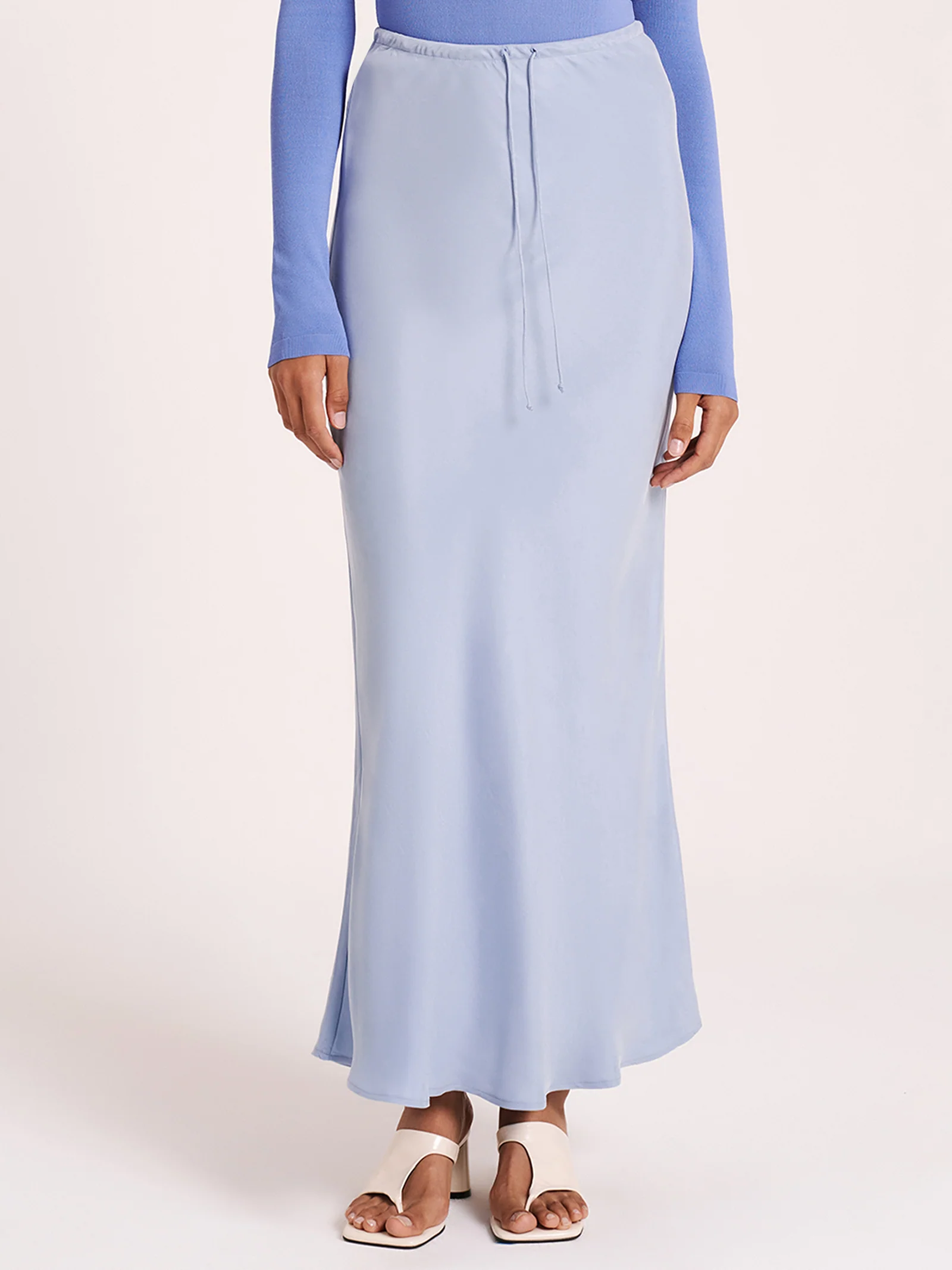 Hayz Cupro Maxi Skirt