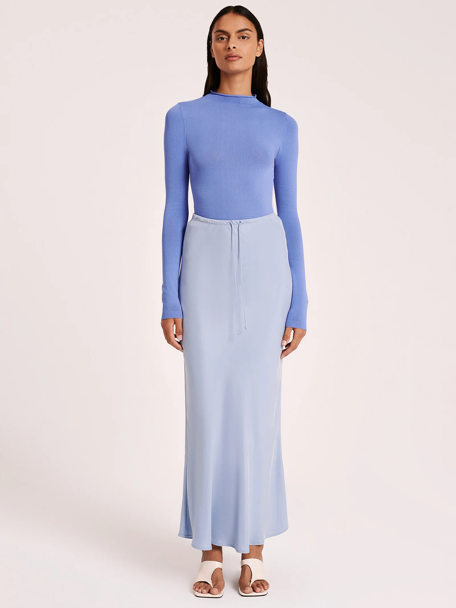 Hayz Cupro Maxi Skirt - Image 2