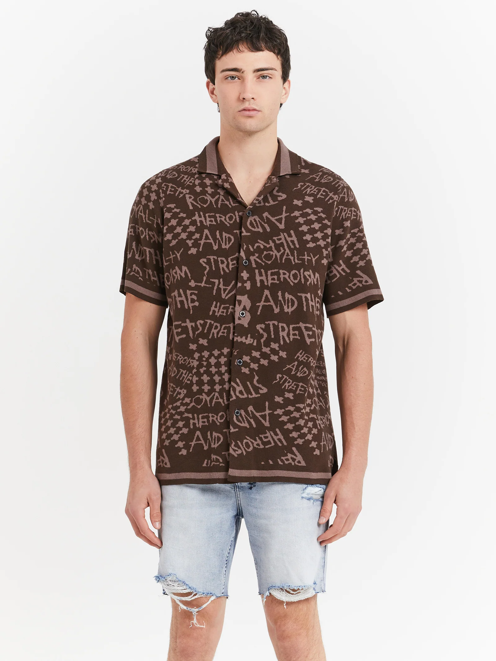 Heroism Knit Resort Short Sleeve Shirt