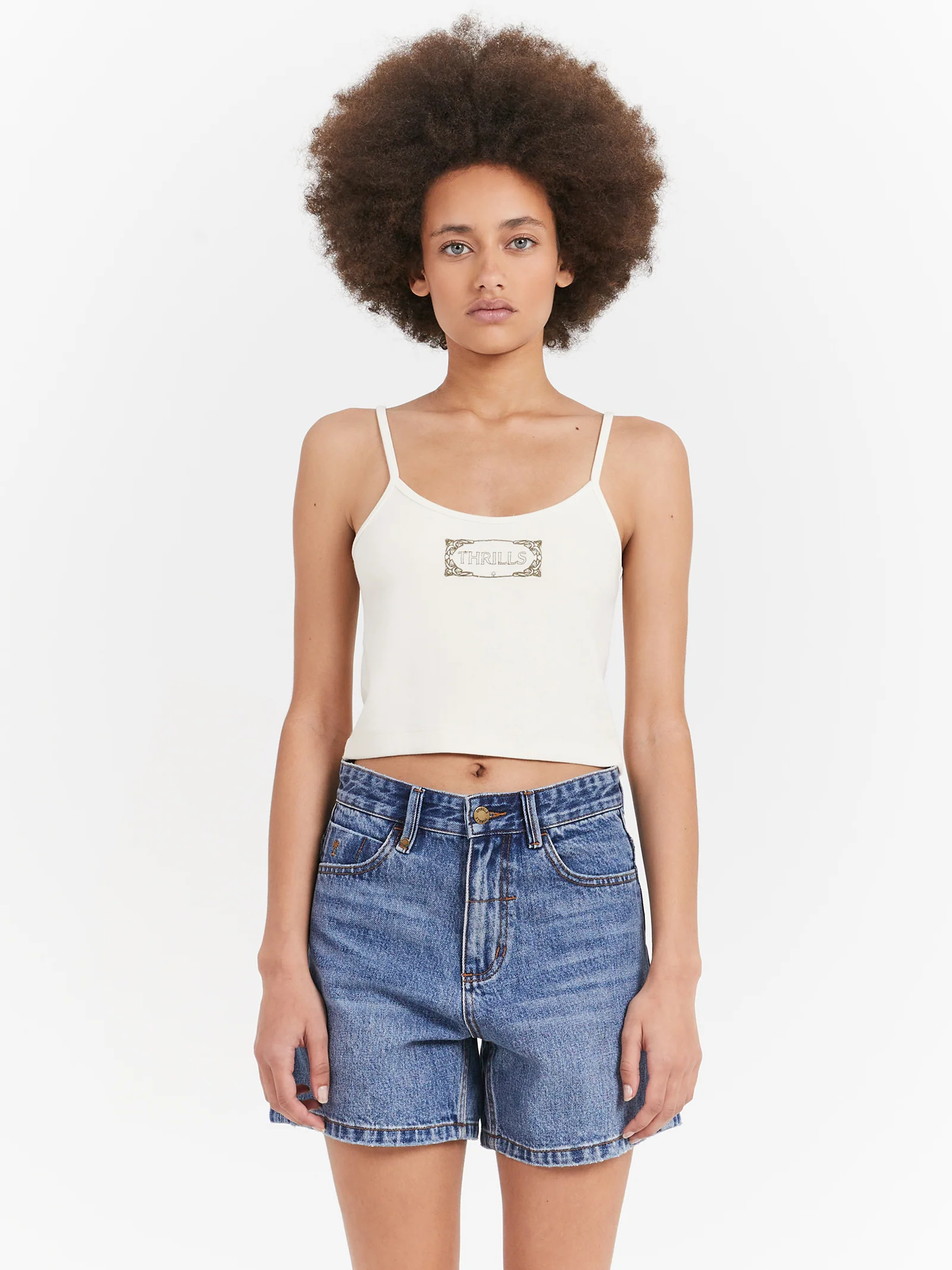 Inlay Crop Bound Tank