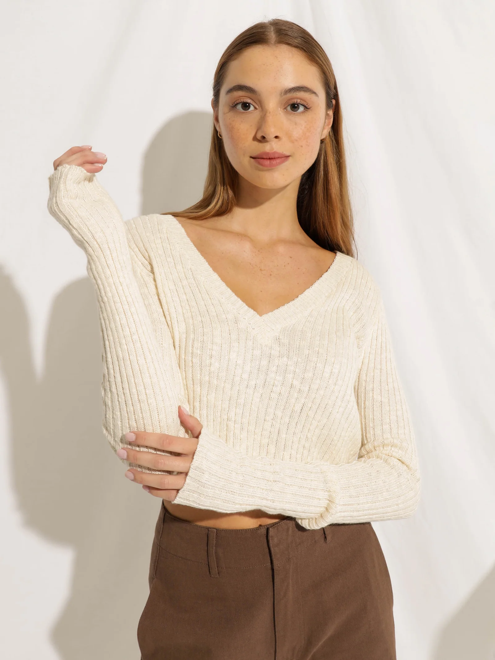 Jamie V Neck Knit