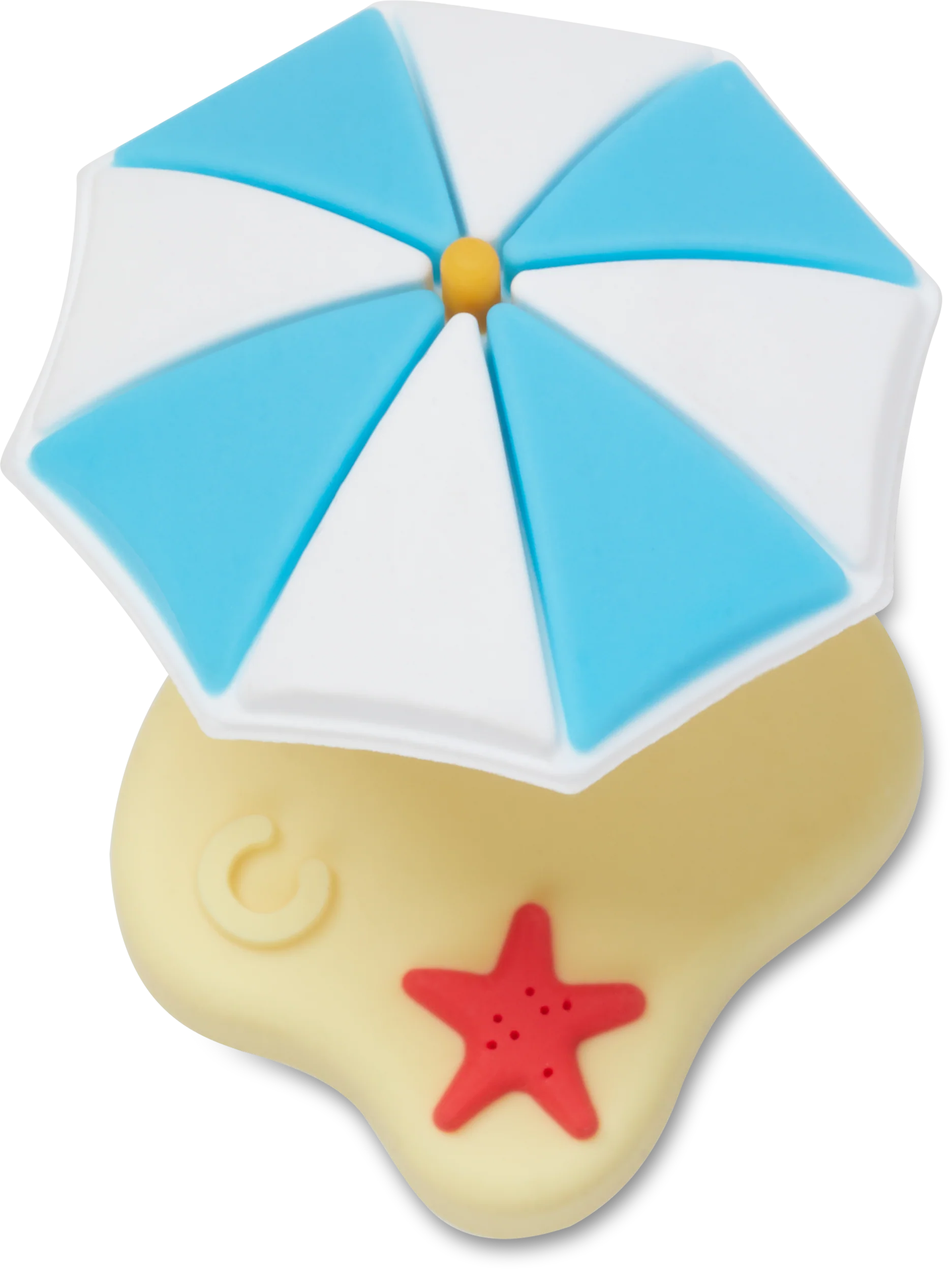 3D Beach Umbrella Jibbitz Charm
