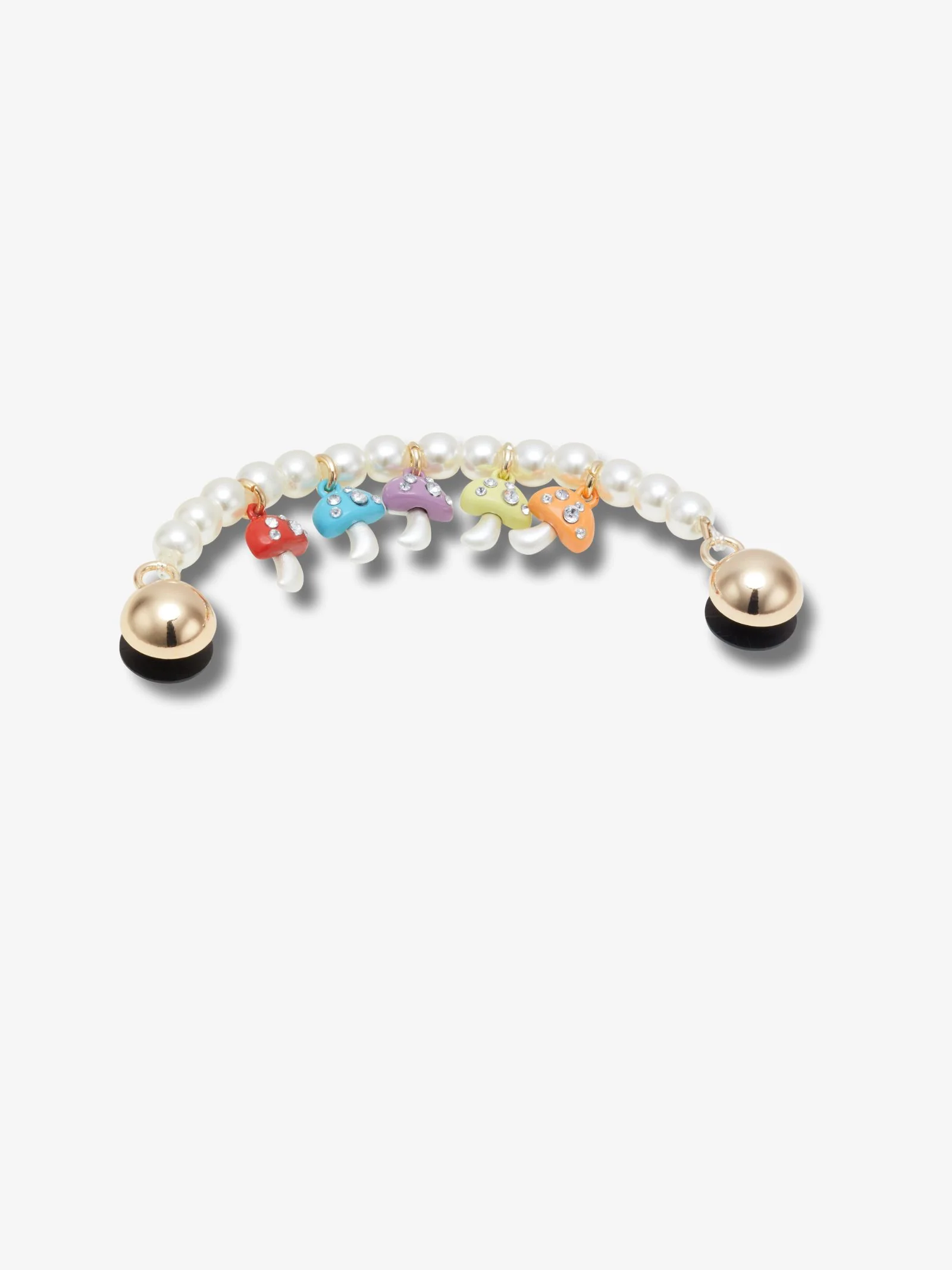 Shroom Pearl Gem Shoe Charm