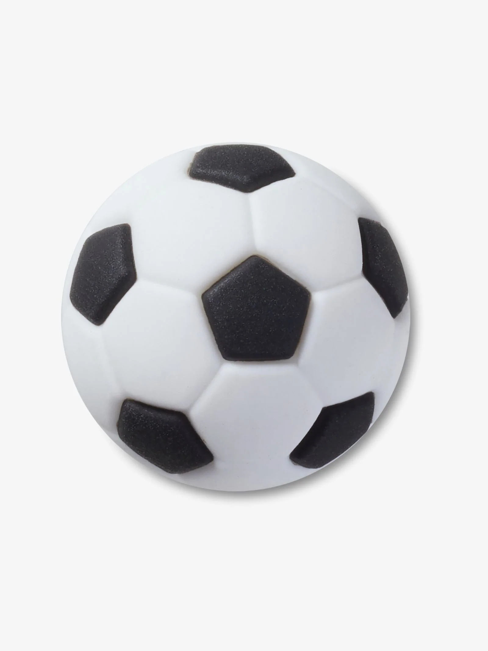 Textured Soccer Ball Shoe Charm