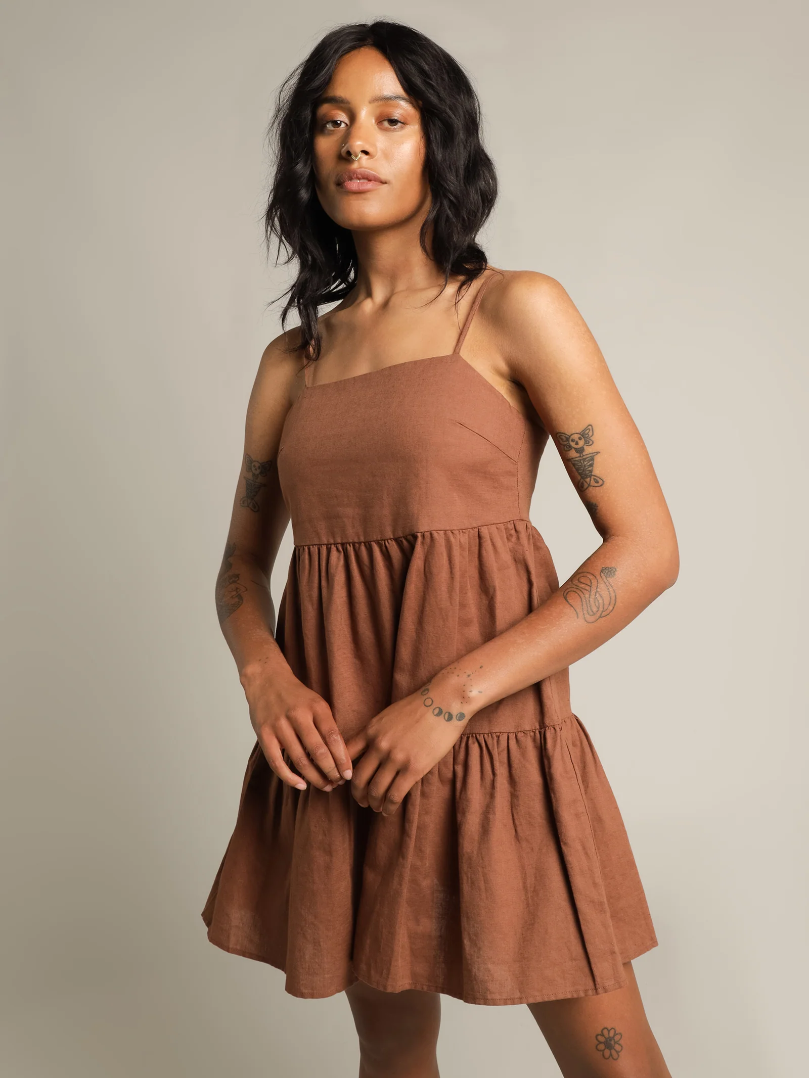Jones Linen Mini Dress