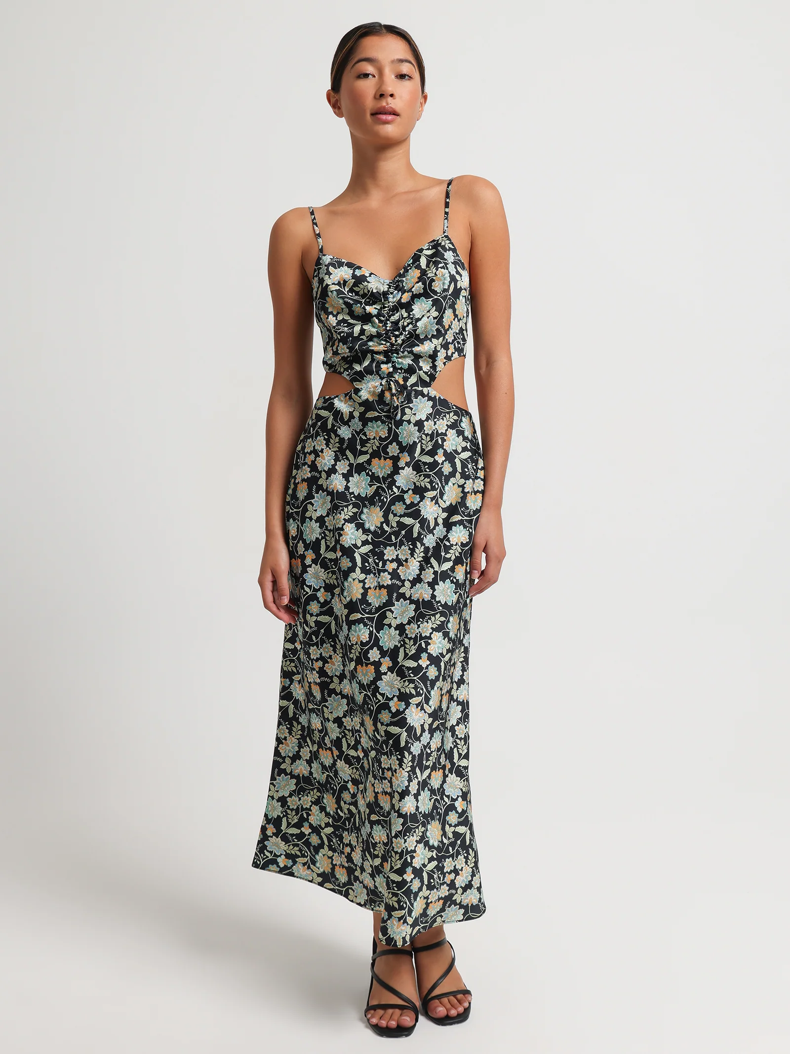 Juliet Ruched Midi Dress