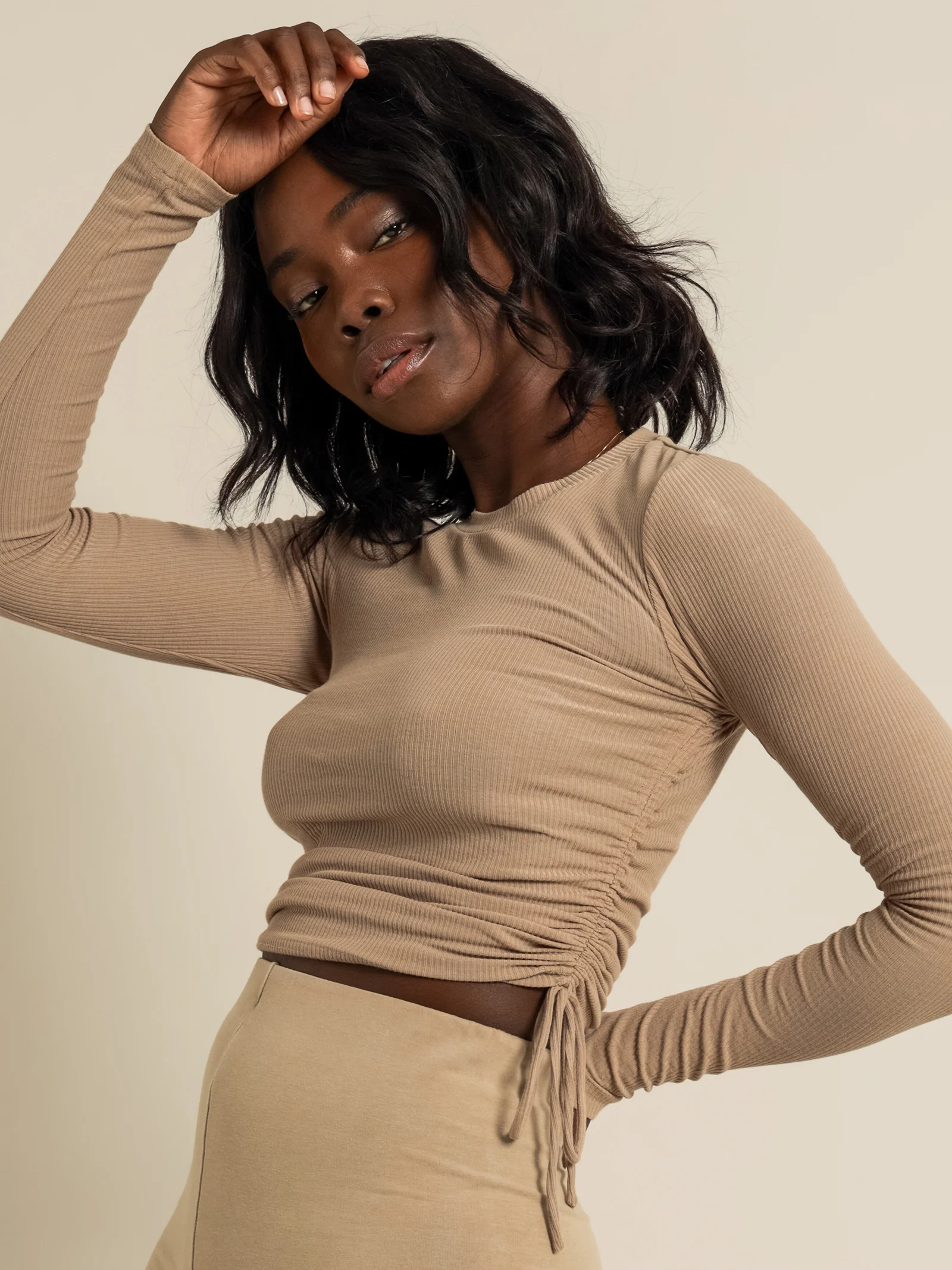 June Long Sleeve Drawstring T-Shirt