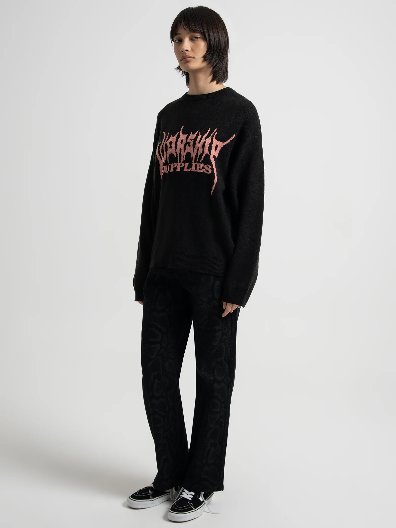 Kitty Kitty Box Fit Crew Knit - Image 4