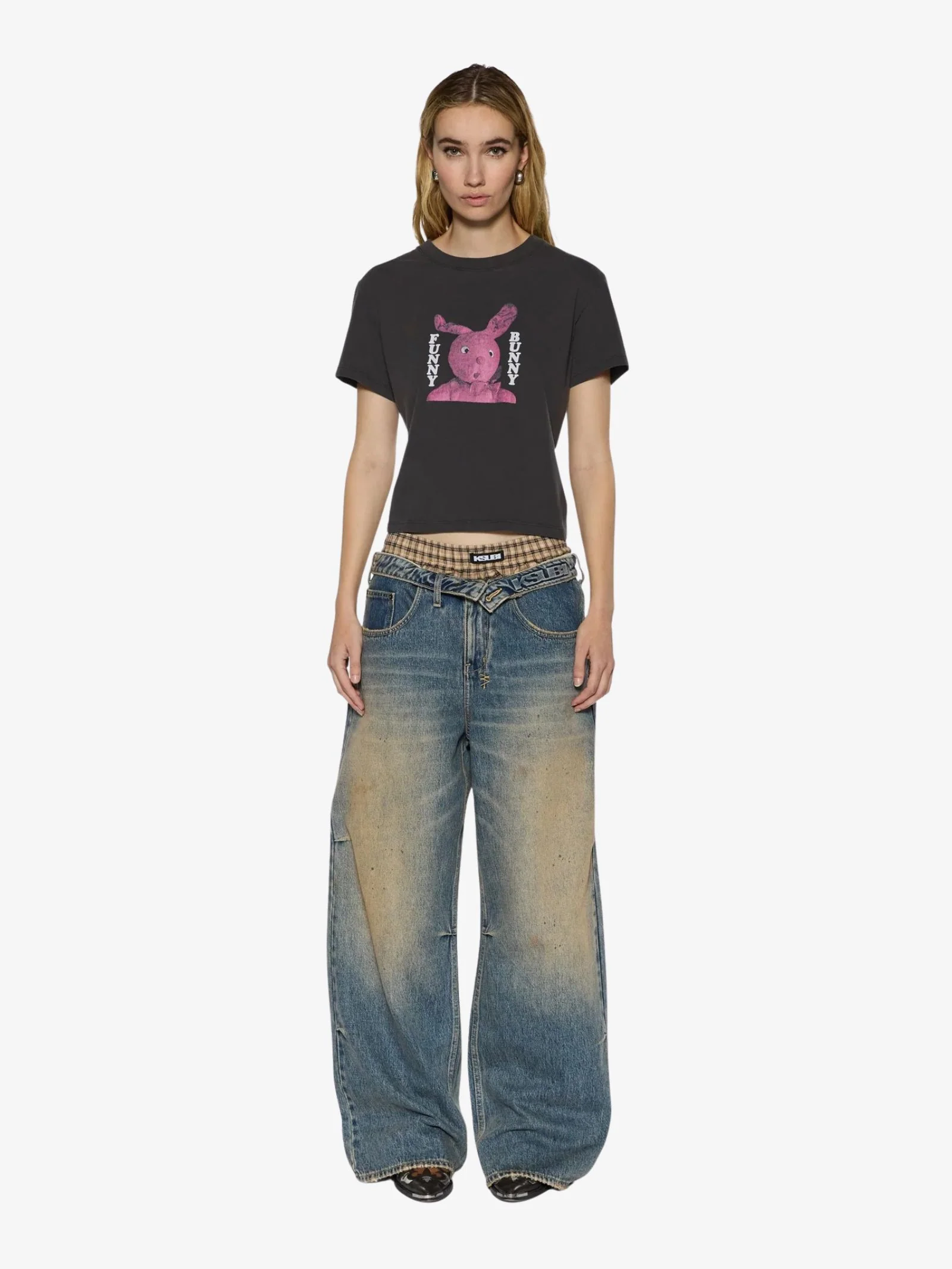 Funny Bunny Shrunken Short Sleeve Tee