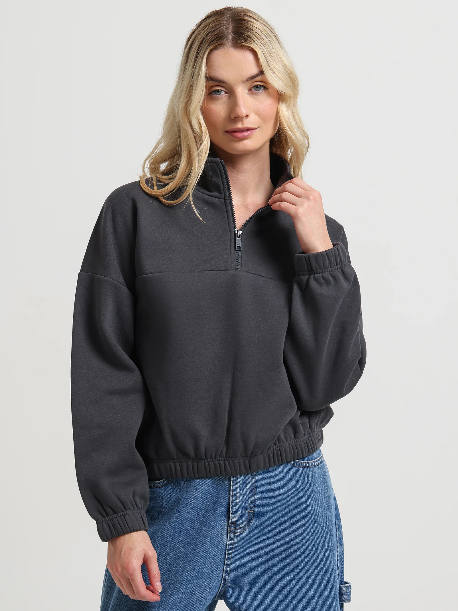 Kyra Half Zip Sweat