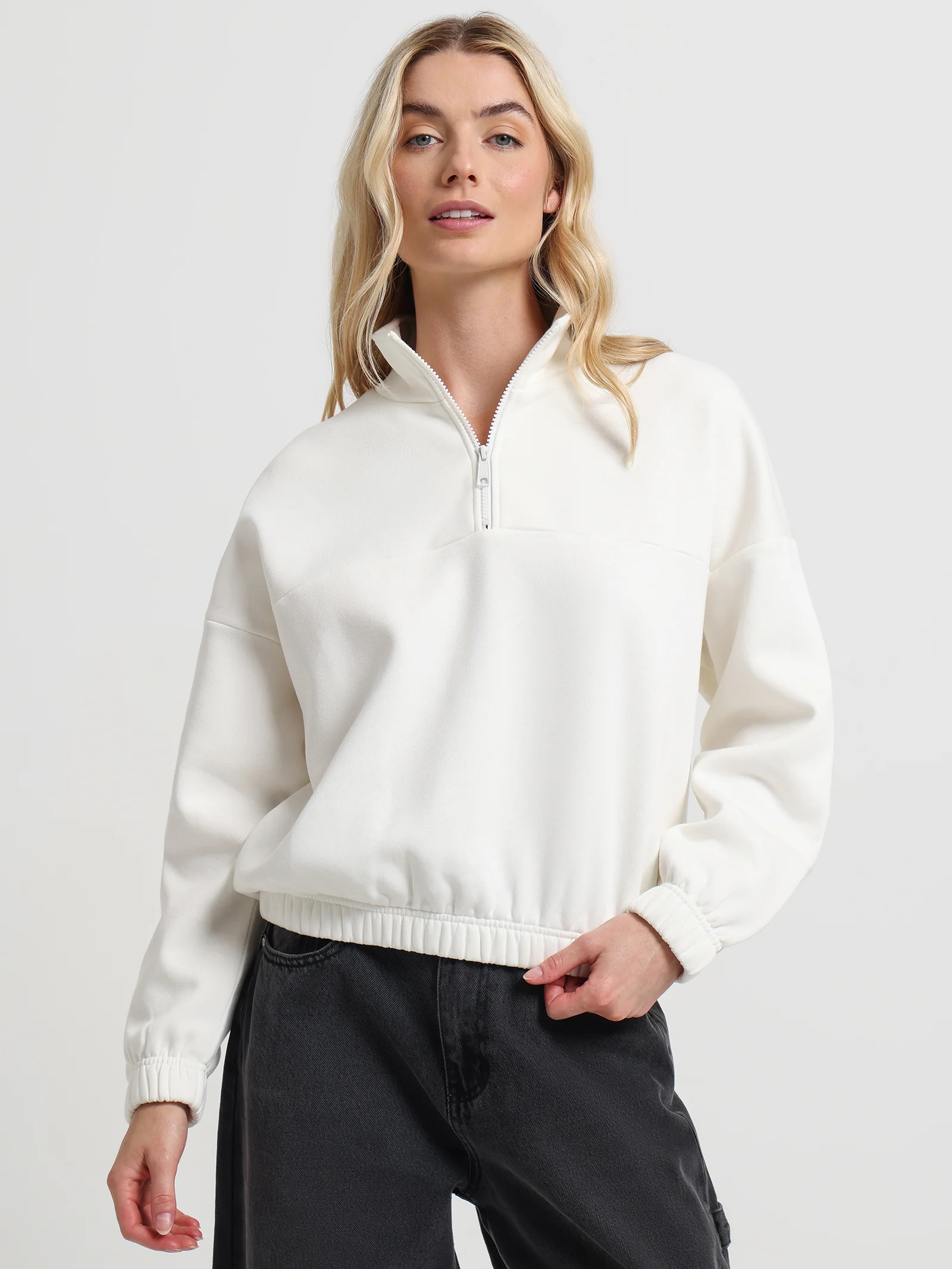 Kyra Half Zip Sweat