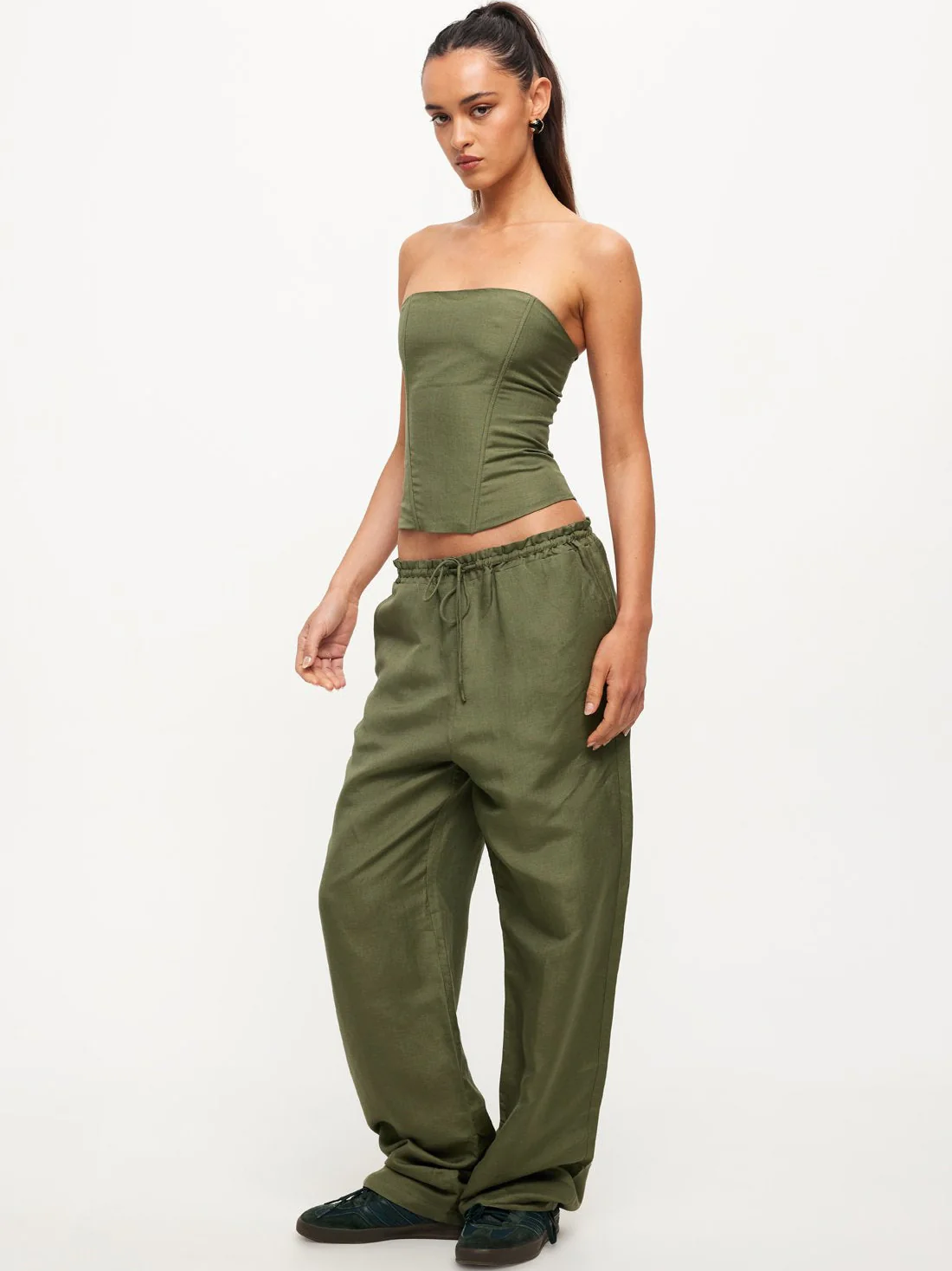 La Palma Low-Rise Baggy Pants - Image 4