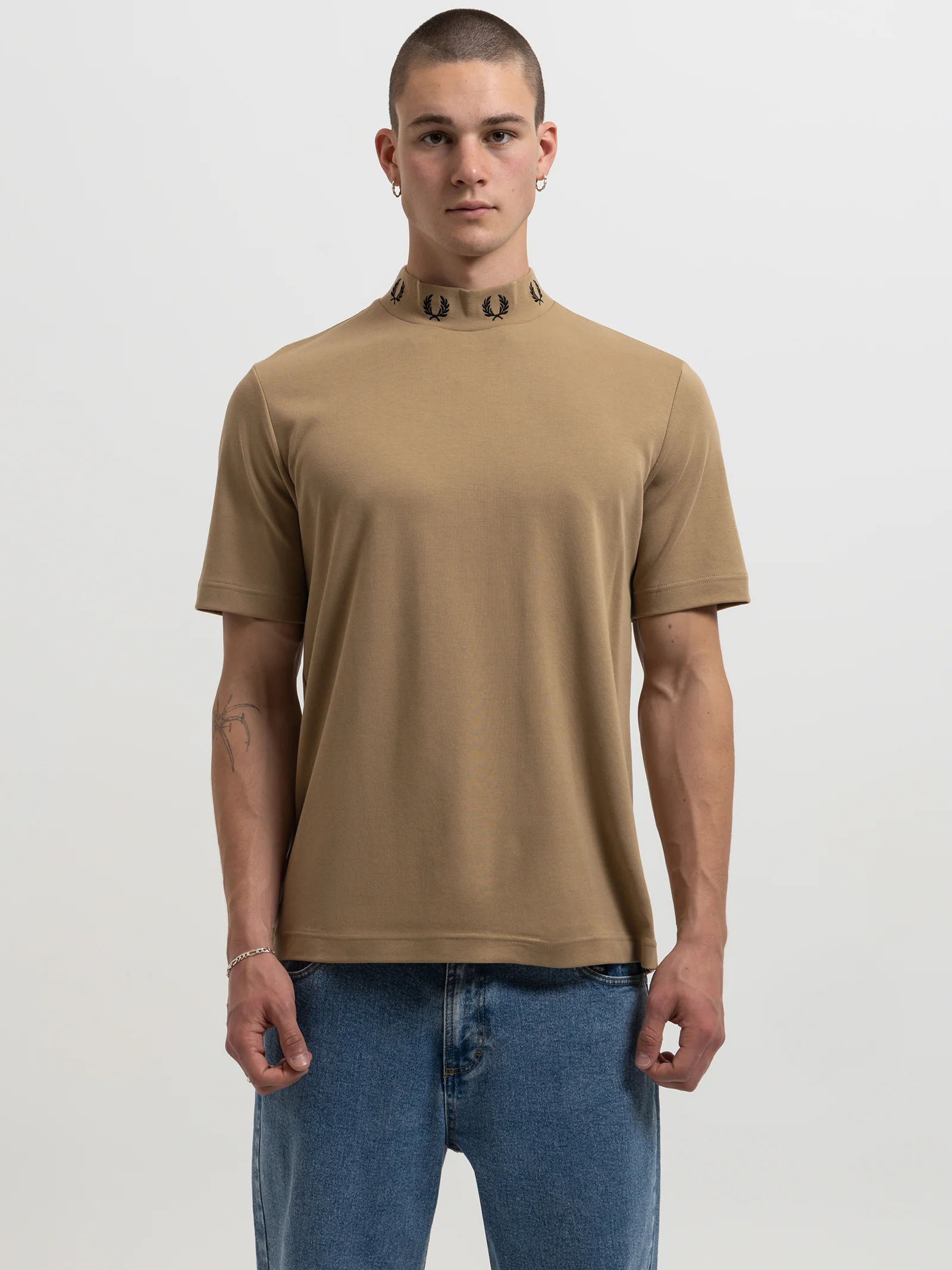 Laurel Wreath High Neck T-Shirt