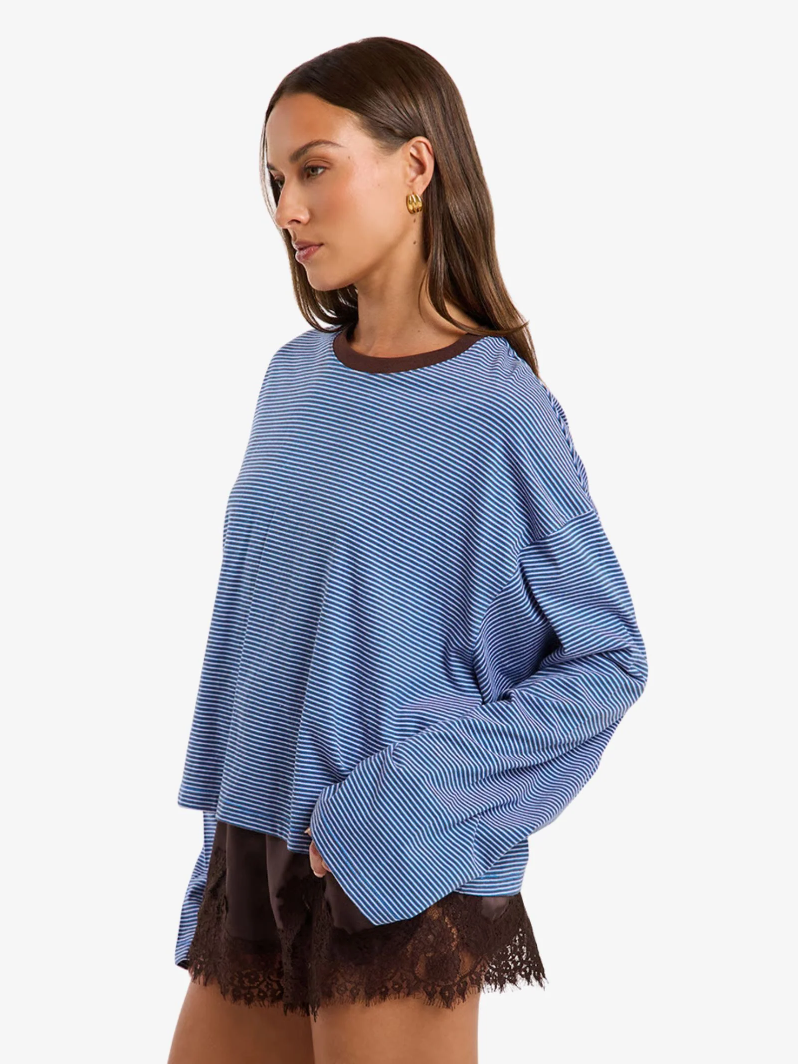 Taliah LS Stripey Tee