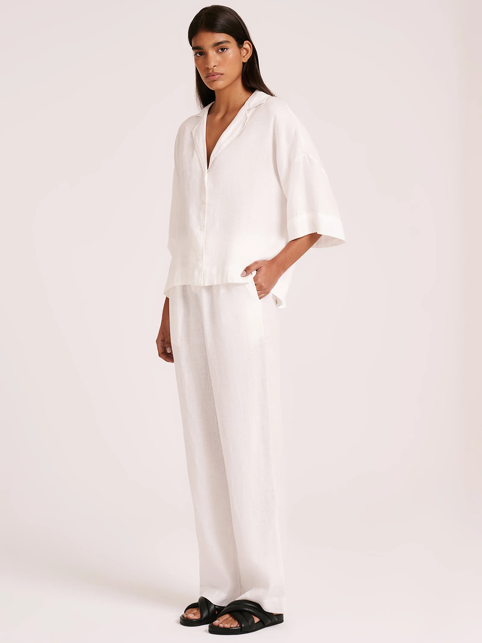 Linen Lounge Pants - Image 2