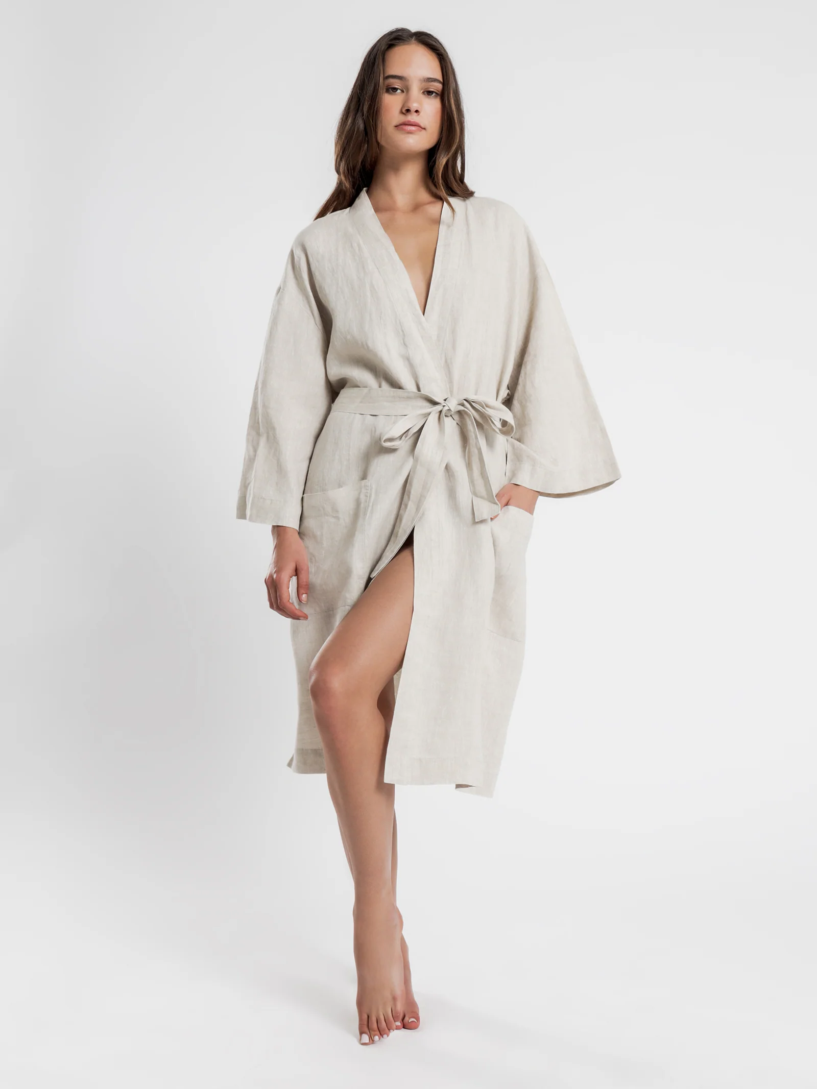 Linen Lounge Robe