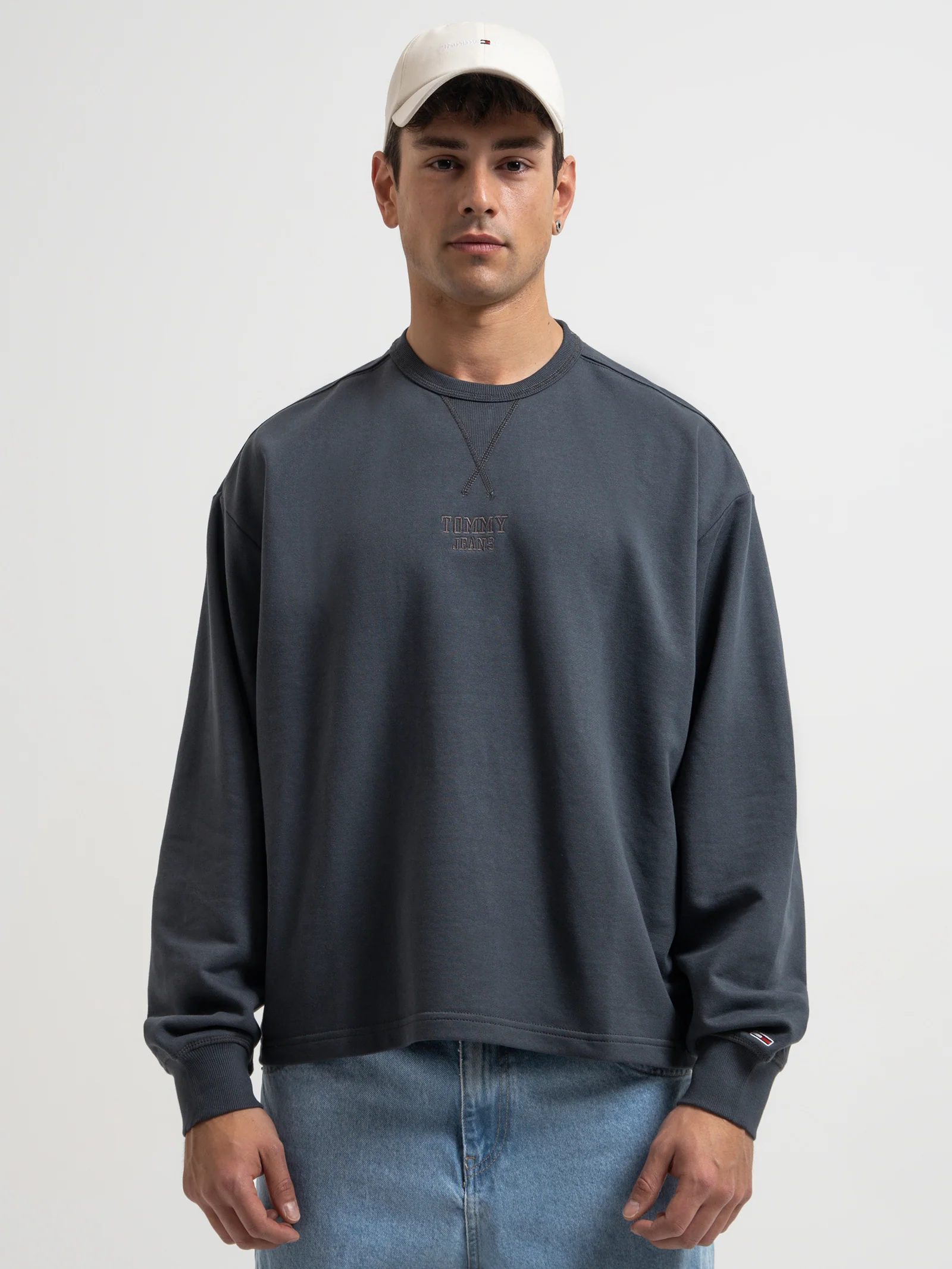 Logo Boxy Fit Sweatshirt