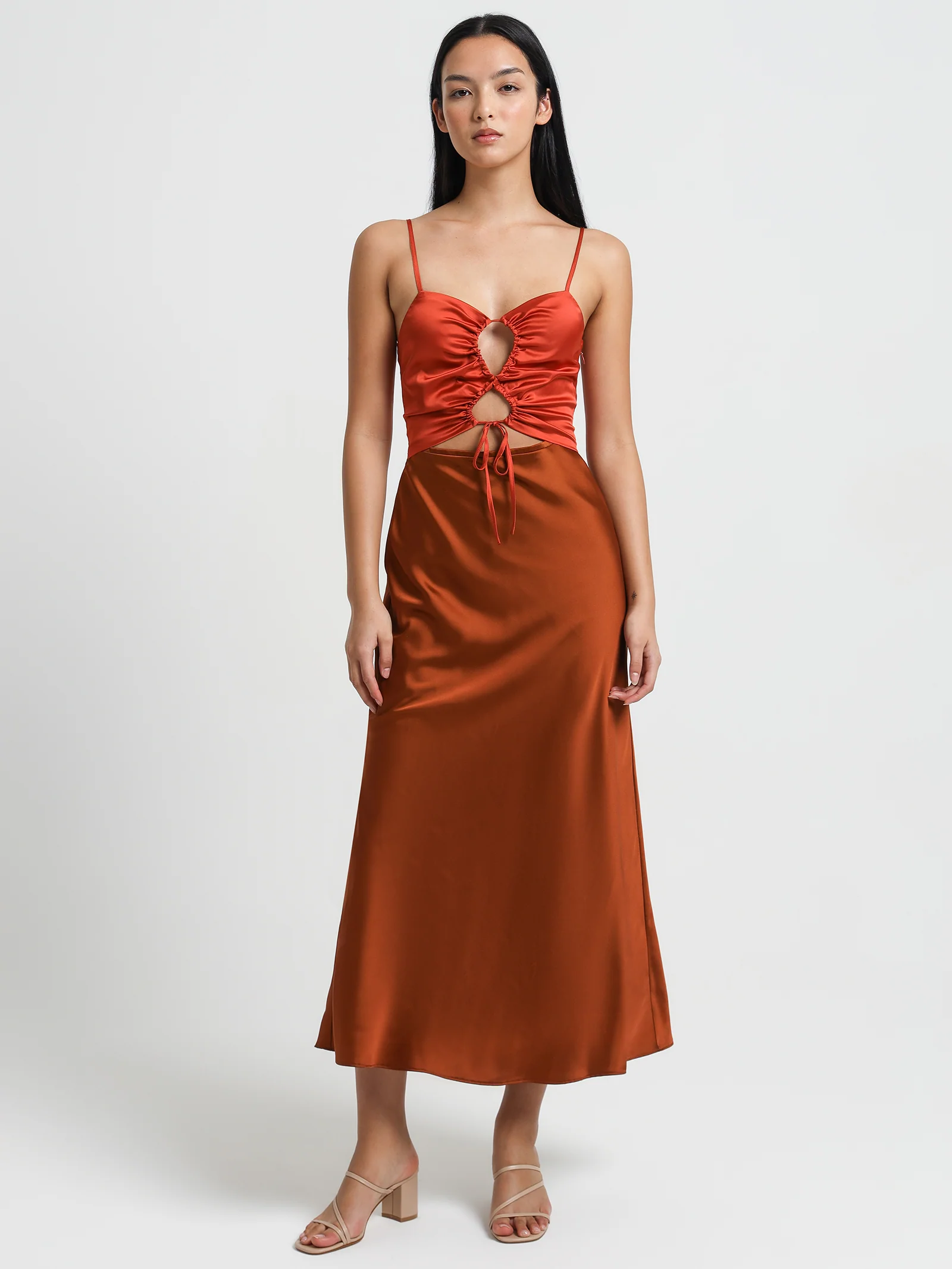 Lolita Colour Block Midi Dress