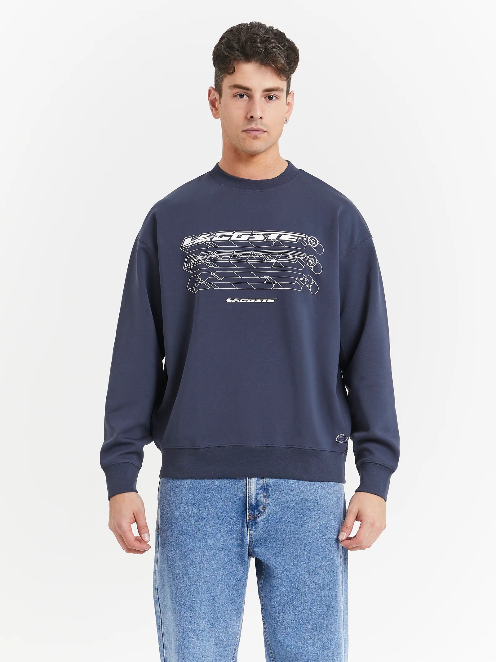 Loose Fit Branded Sweatshirt