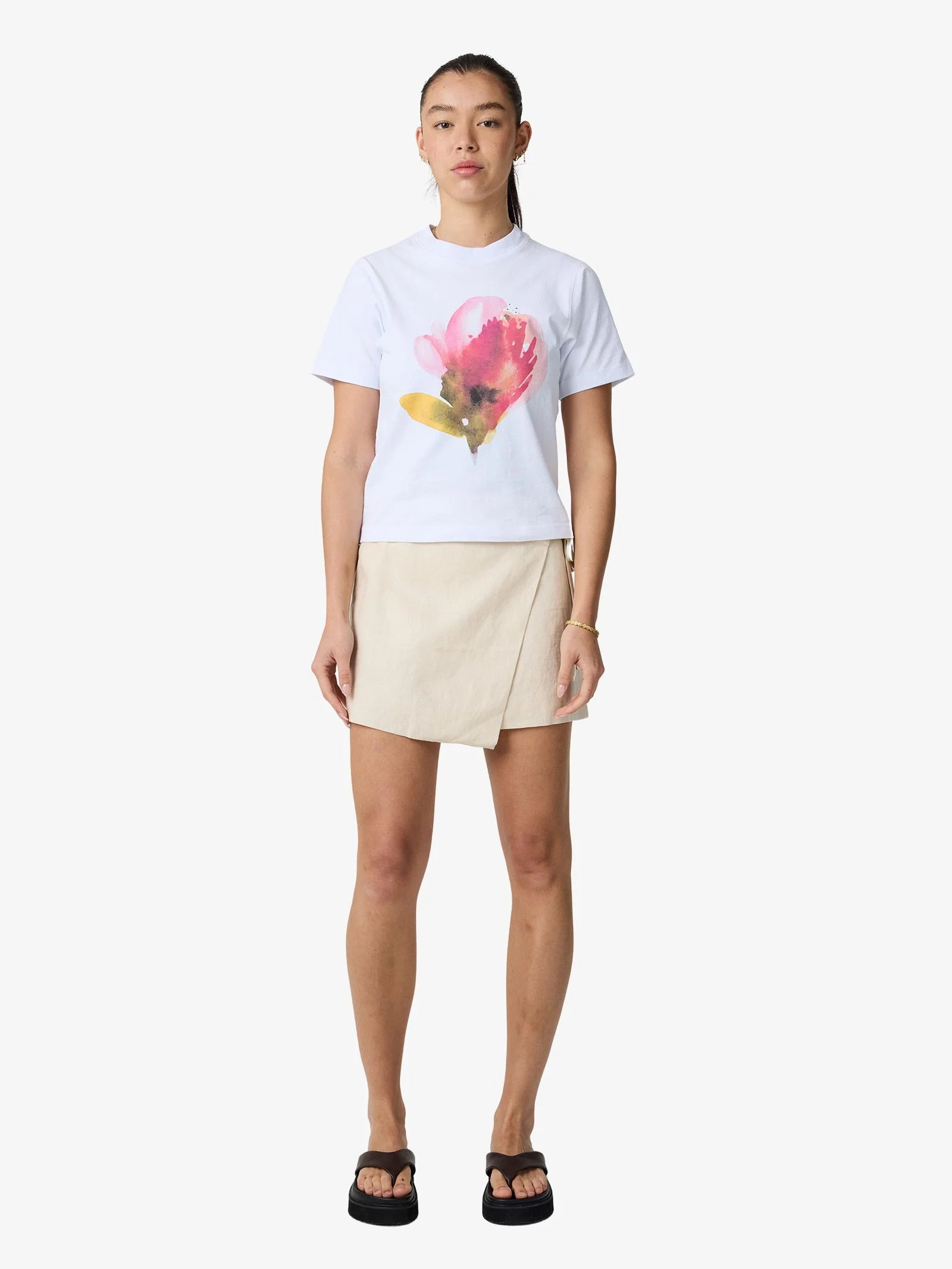 Camille Wrap Mini Skirt