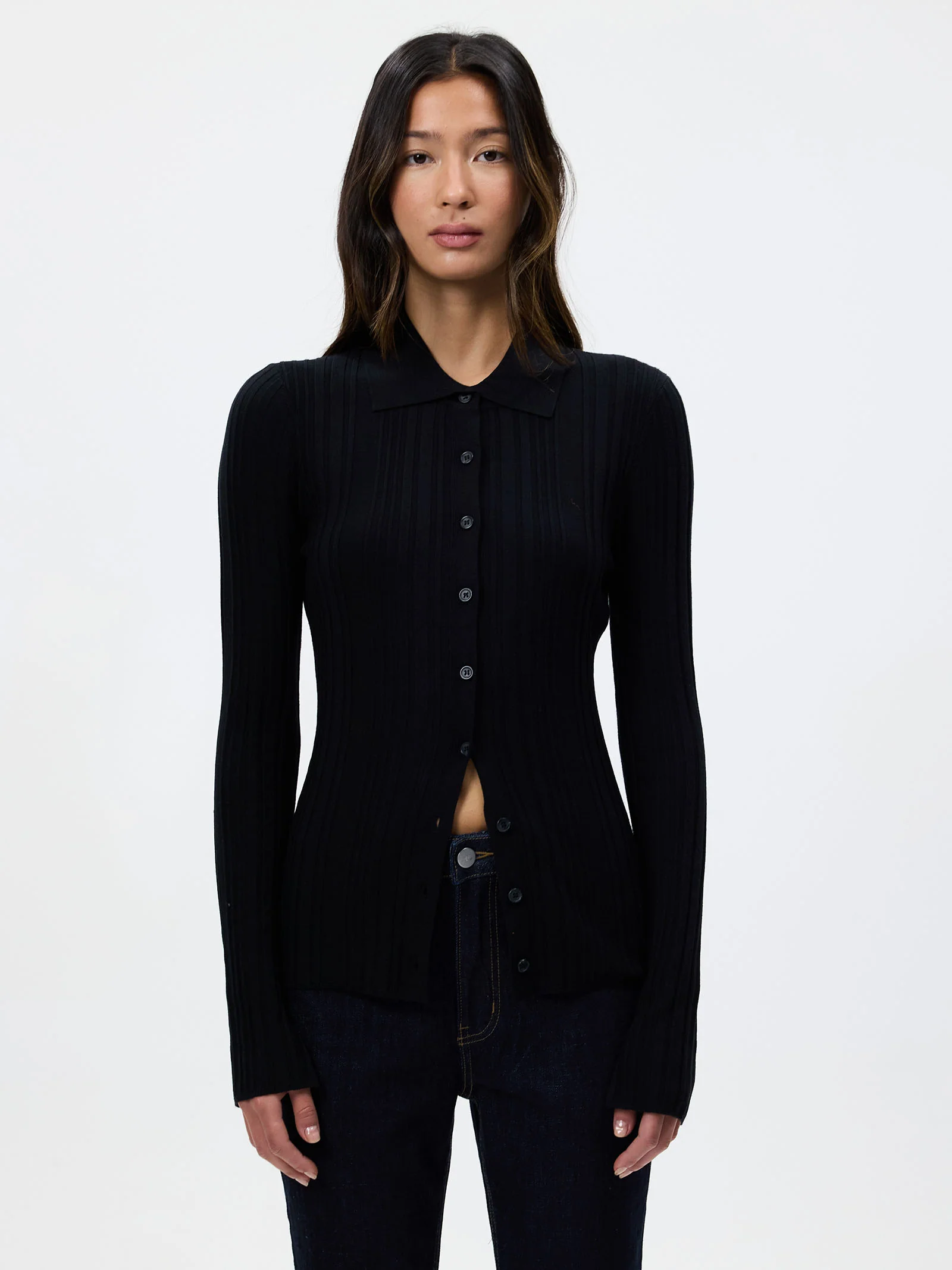 Leonie Button Up Knit Top
