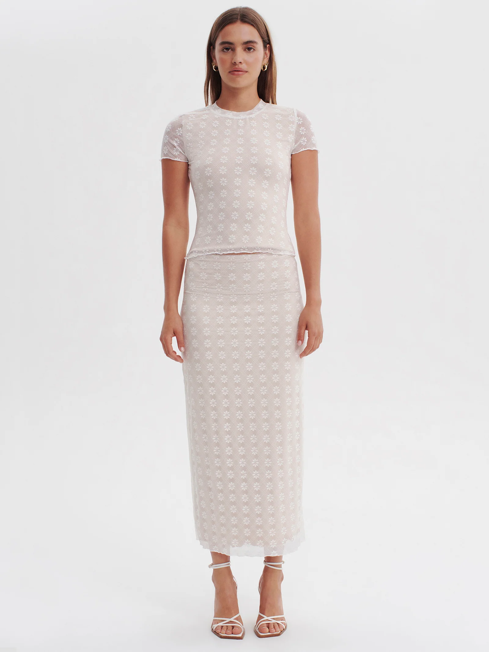 Margo Lace Midi Skirt