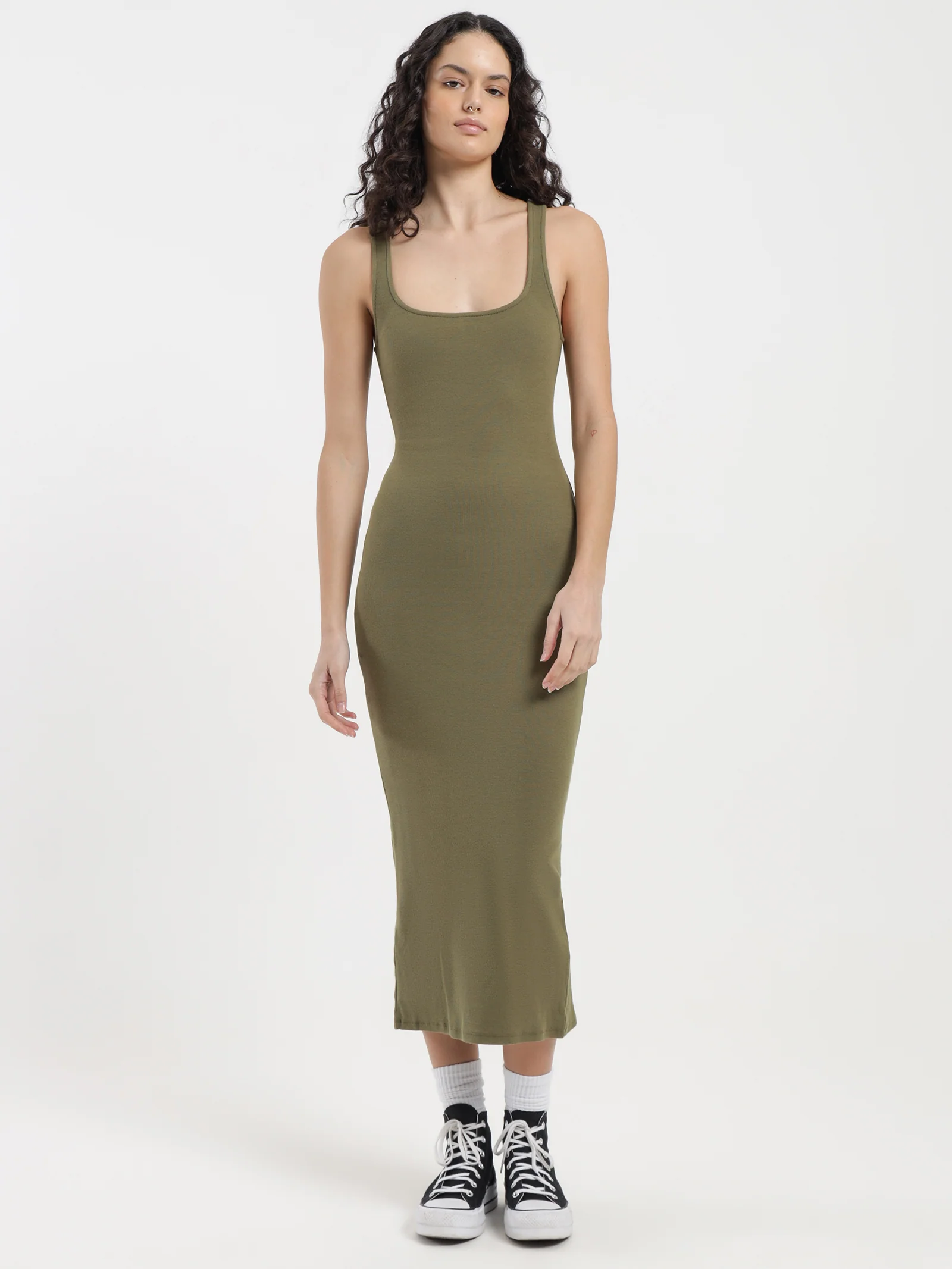 Megan Square Neck Dress