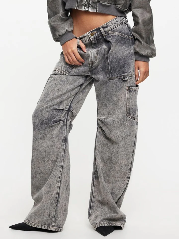 Miami Vice Low-Rise Baggy Jeans