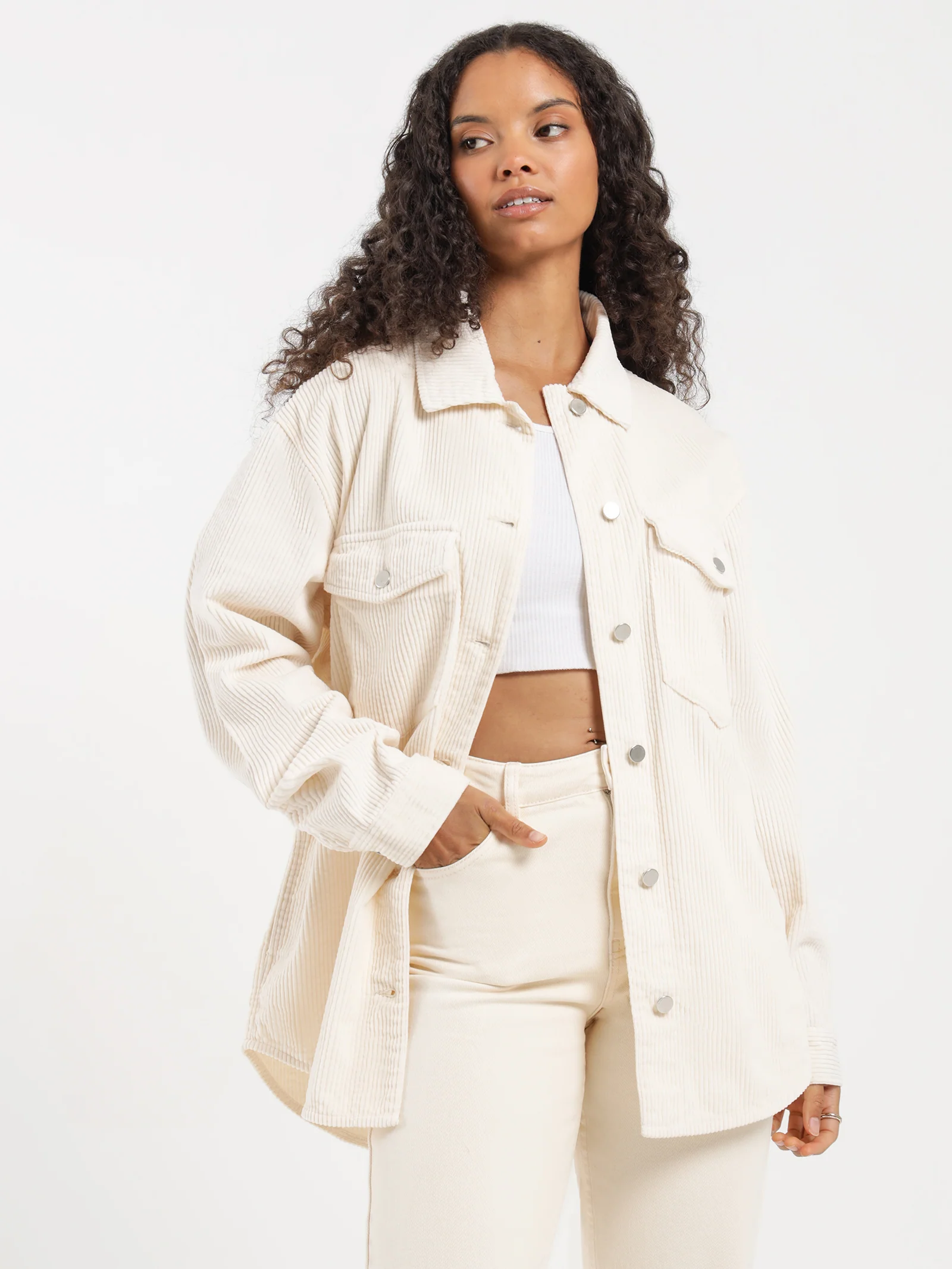 Minerva Corduroy Shacket