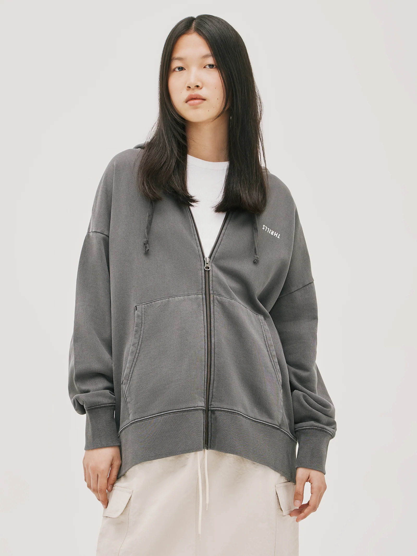 Minimal Thrills Zip Up Hood