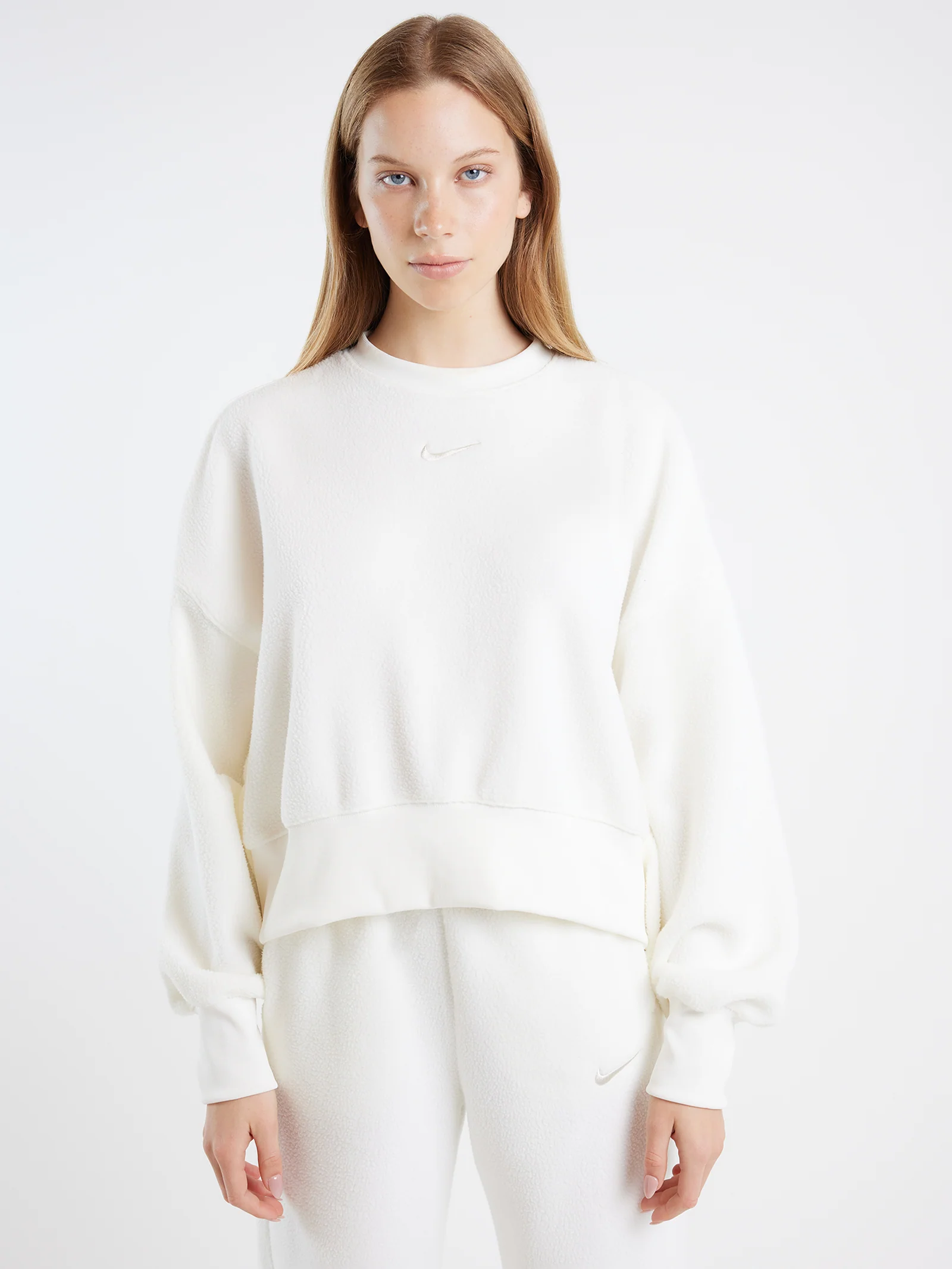 Sportswear Plush Mod Crop Crew