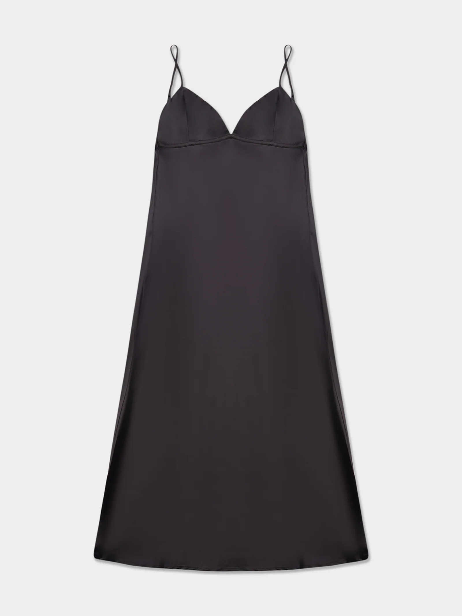 Oriana Satin Midi Dress