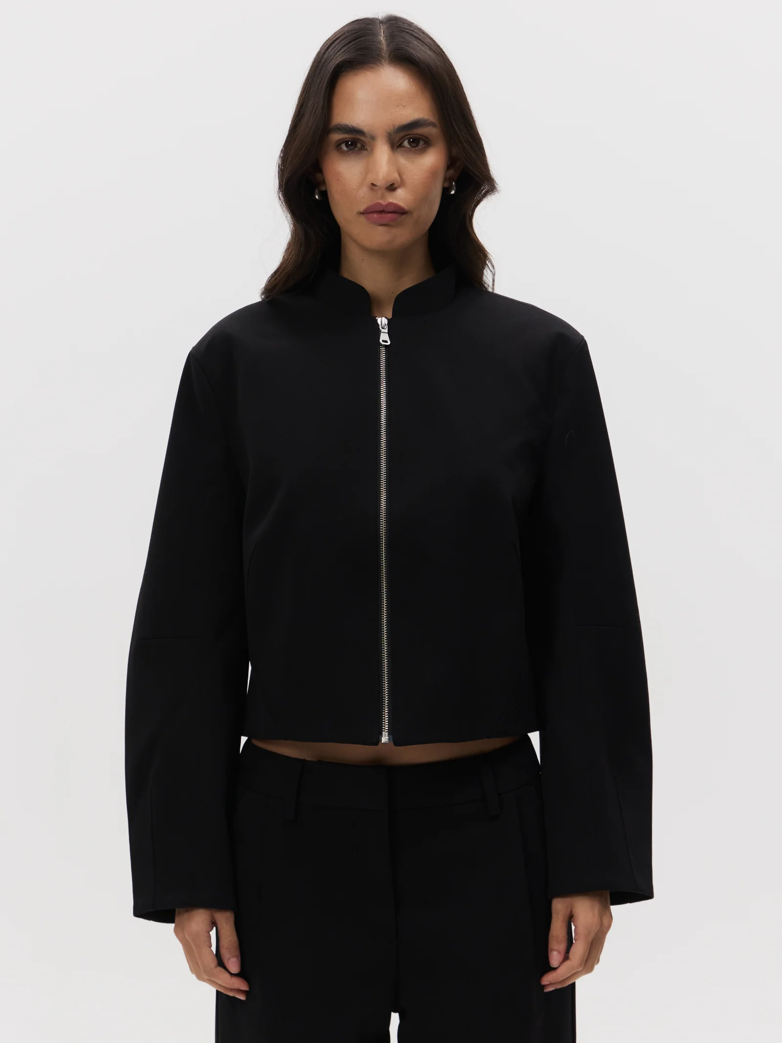Zip Front Bomber