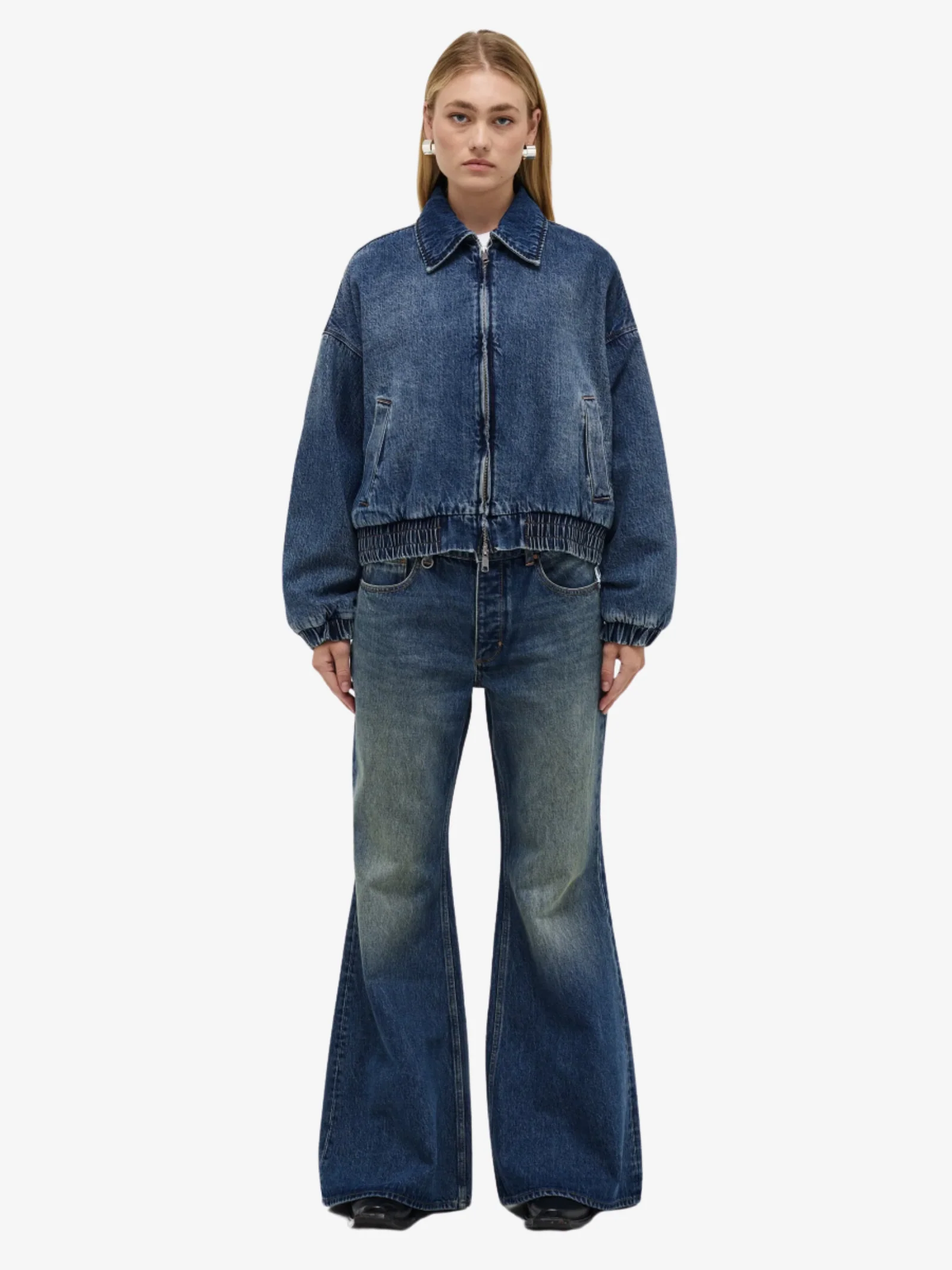Denim Bomber Jacket