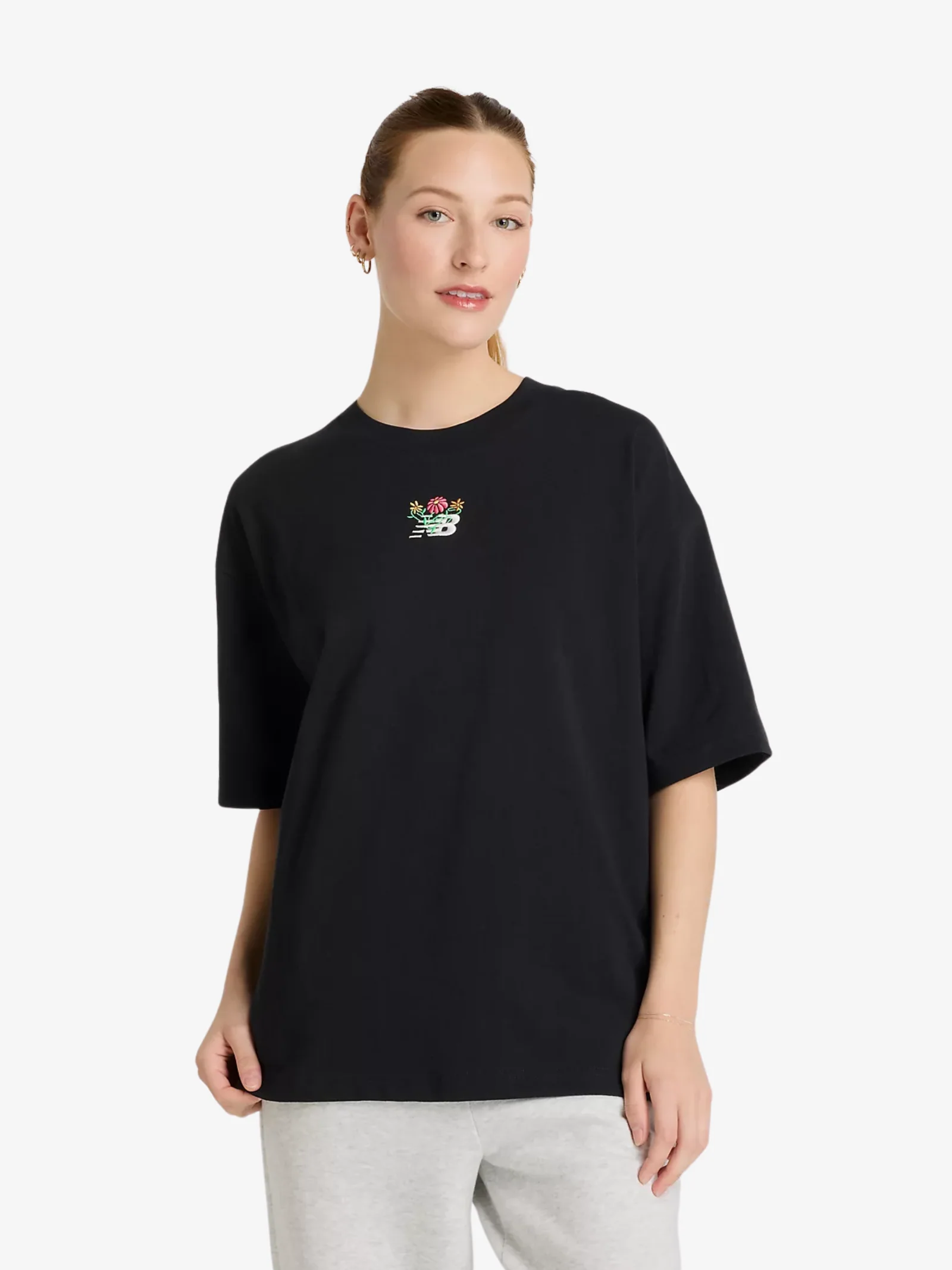 Athletics Flower Oversized Tee
