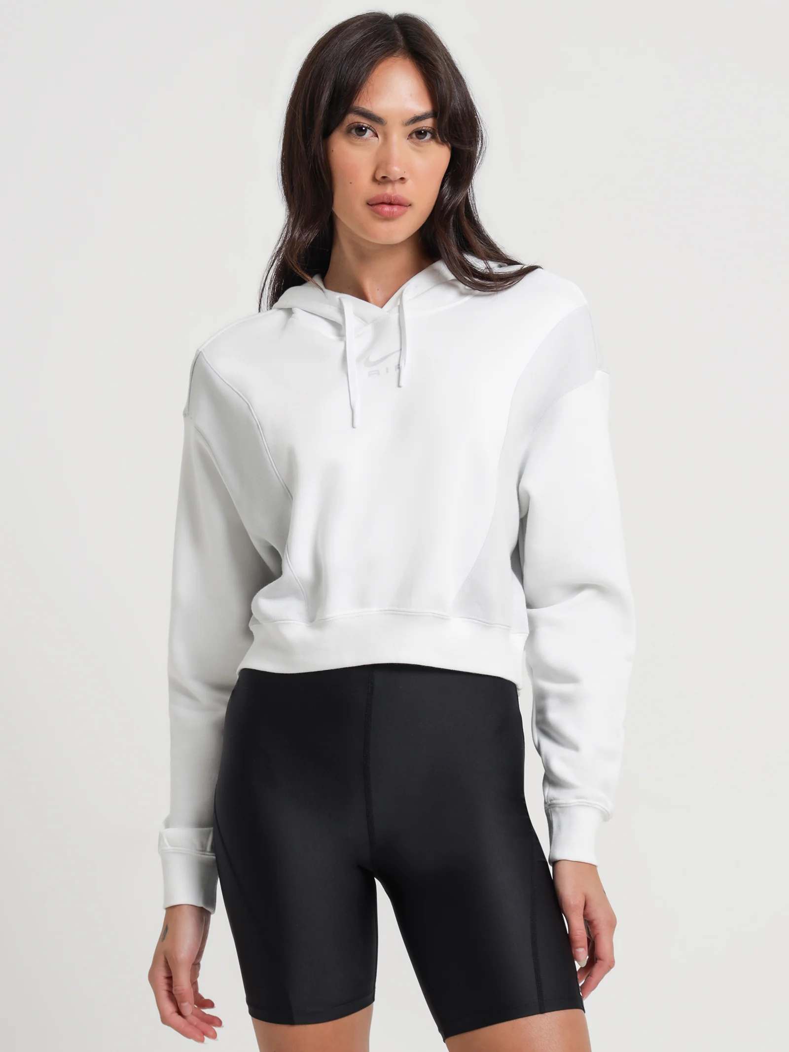 Nike Air Oversized Crop Fleece Hoodie