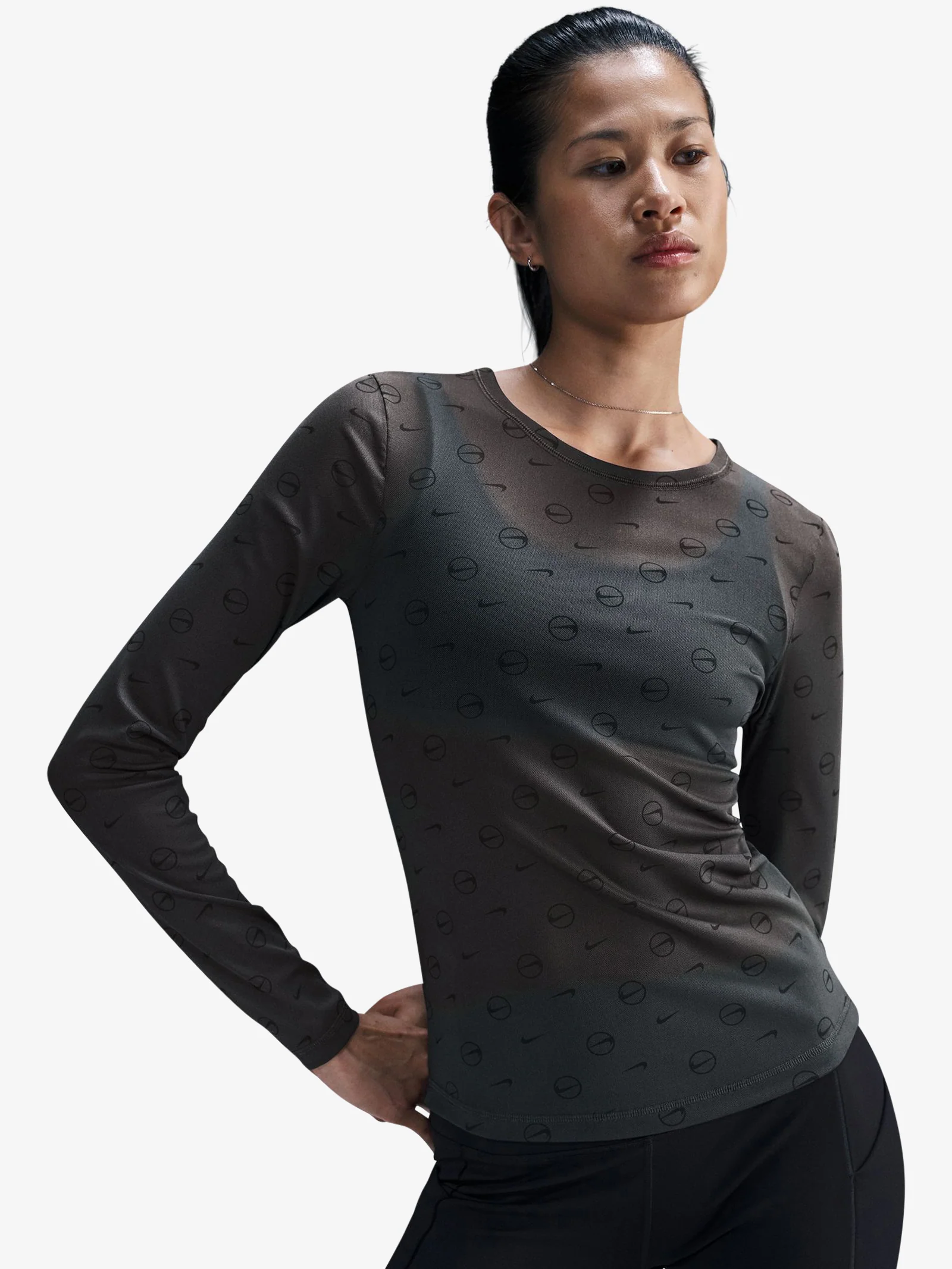 Sportswear Women's Long-Sleeve Sheer Top